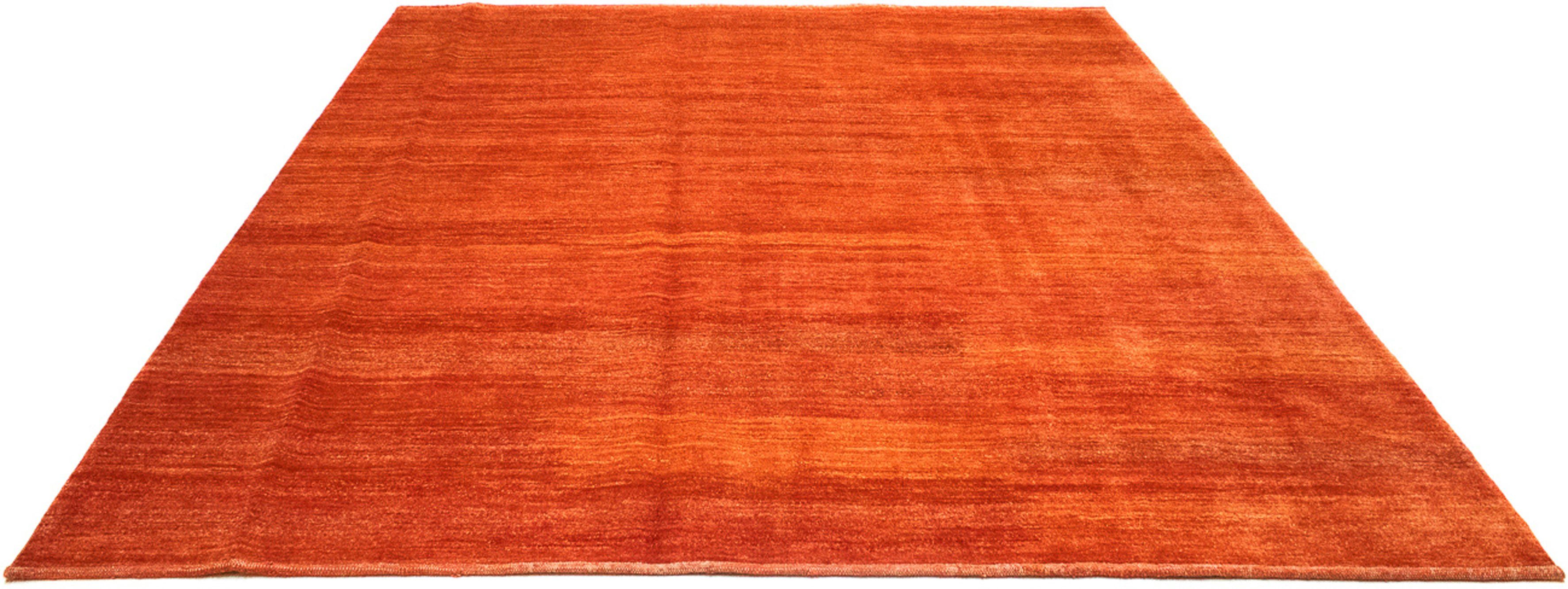Wollteppich Gabbeh - Perser - 283 x 253 cm - rost, morgenland, rechteckig, Höhe: 18 mm, Wohnzimmer, Handgeknüpft, Einzelstück mit Zertifikat