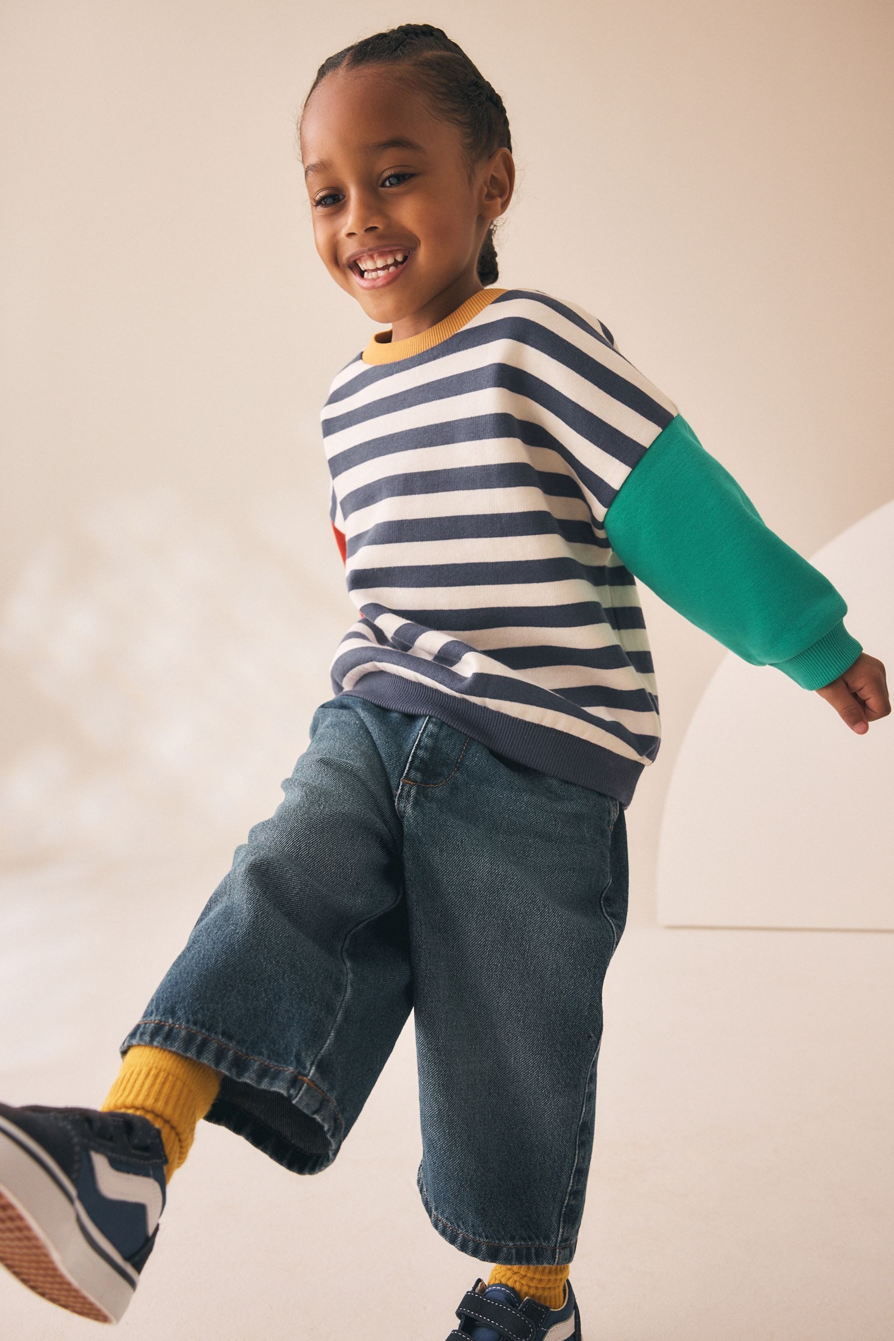 Next Sweater Rundhals-Sweatshirt mit Print (1-tlg) – Bild 5 von 5