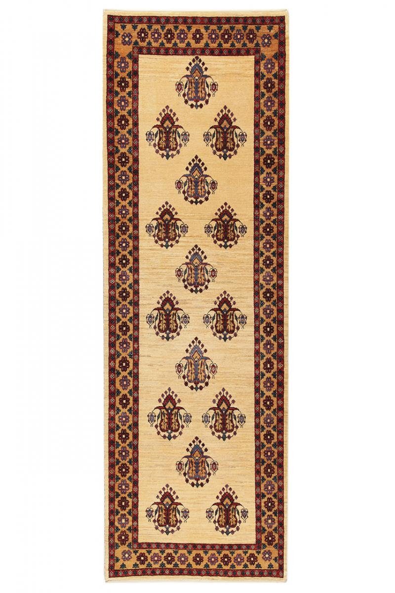 Orientteppich Perser Gabbeh Kashkuli 90x279 Handgeknüpfter Moderner Orientteppich, Nain Trading, rechteckig, Höhe: 15 mm