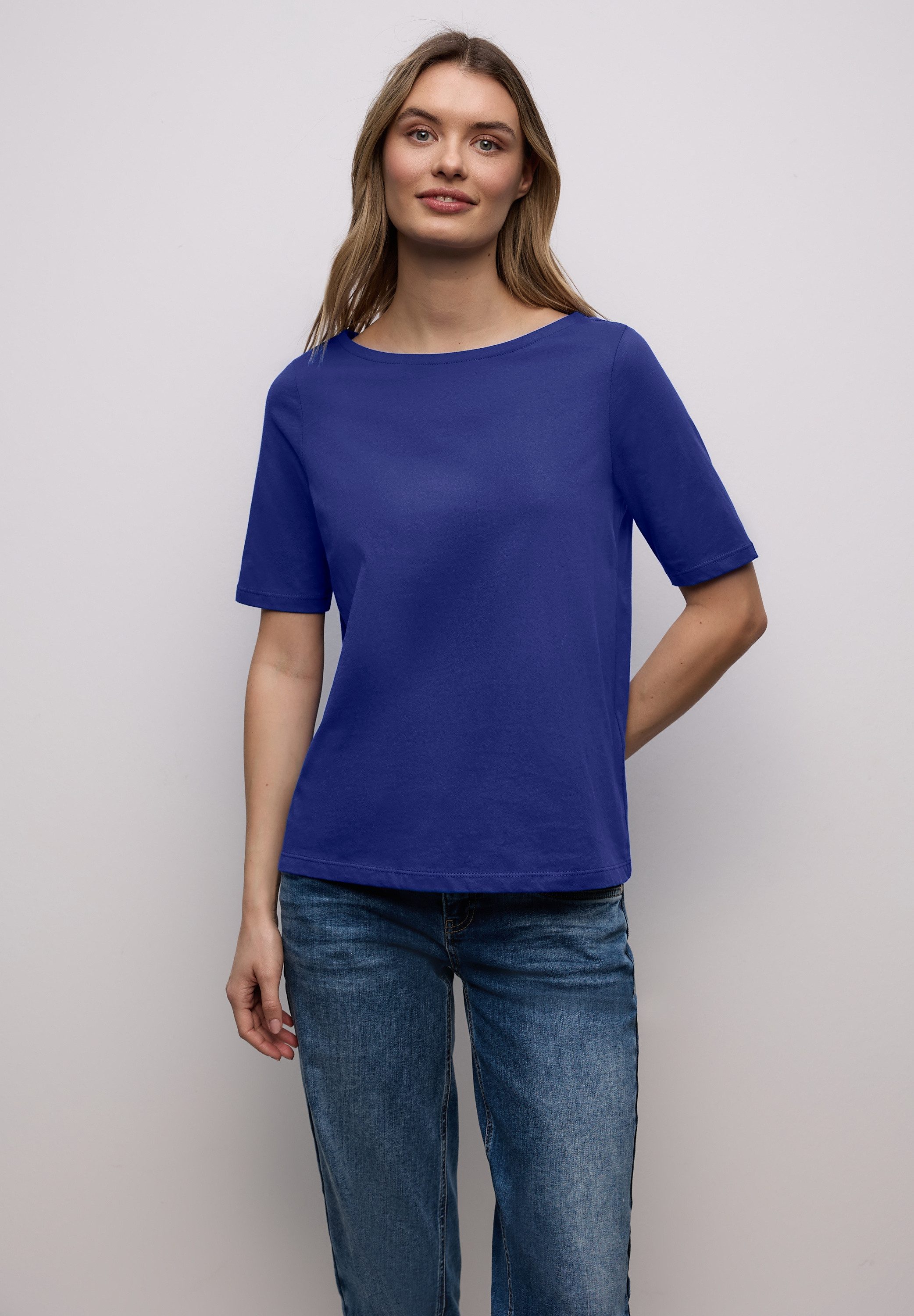 STREET ONE T-Shirt aus reiner Baumwolle