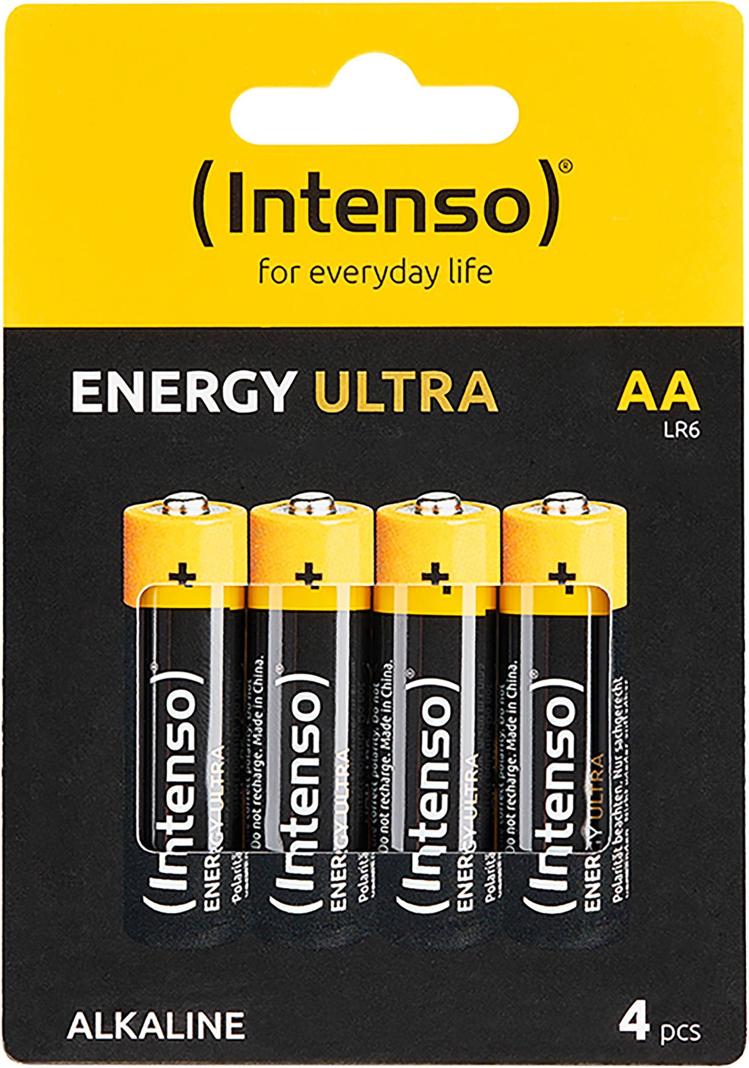 Intenso 4 Intenso Energy Ultra AA / Mignon Alkaline Batterien im 4er Blister Batterie