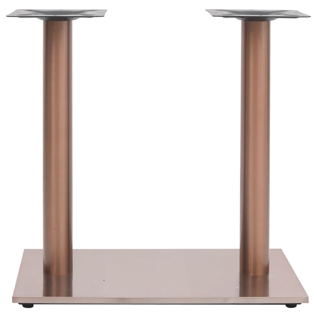 vidaXL Tischbein Bistrotisch-Gestell Messing 70x40x72 cm günstig online kaufen