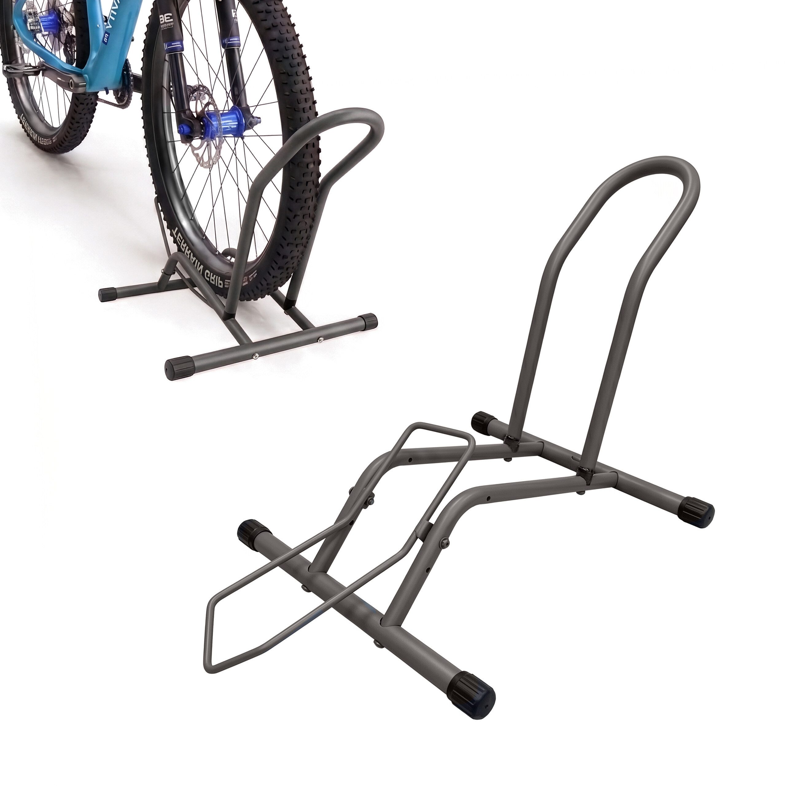 relaxdays Fahrradständer bis 29 Zoll (1-St), anthrazit.