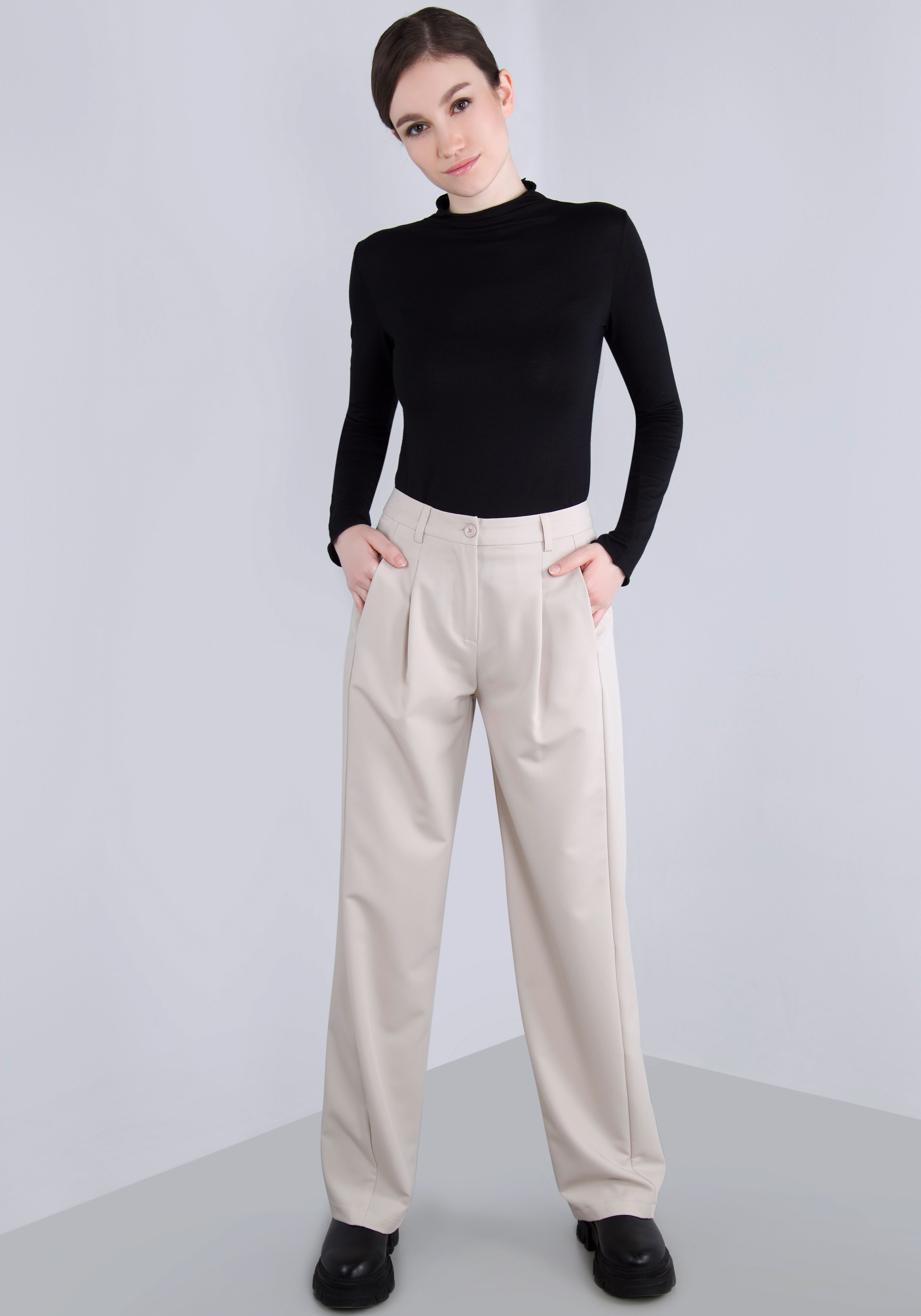 IMPERIAL Bundfaltenhose mit weitem Bein günstig online kaufen