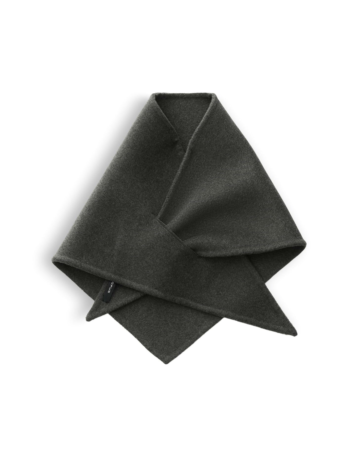 OPUS Schal Avicca outdoor aus weichem Woll-Mix, Dreieckige Form mit praktischem Knopfloch zum Fixieren