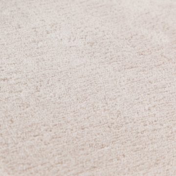Teppich Unicolor - Einfarbig, SIMPEX24, Läufer, Höhe: 7 mm, Kurzflor Rund Teppich Anti-Rutsch Rückseite Waschbar Flauschiger