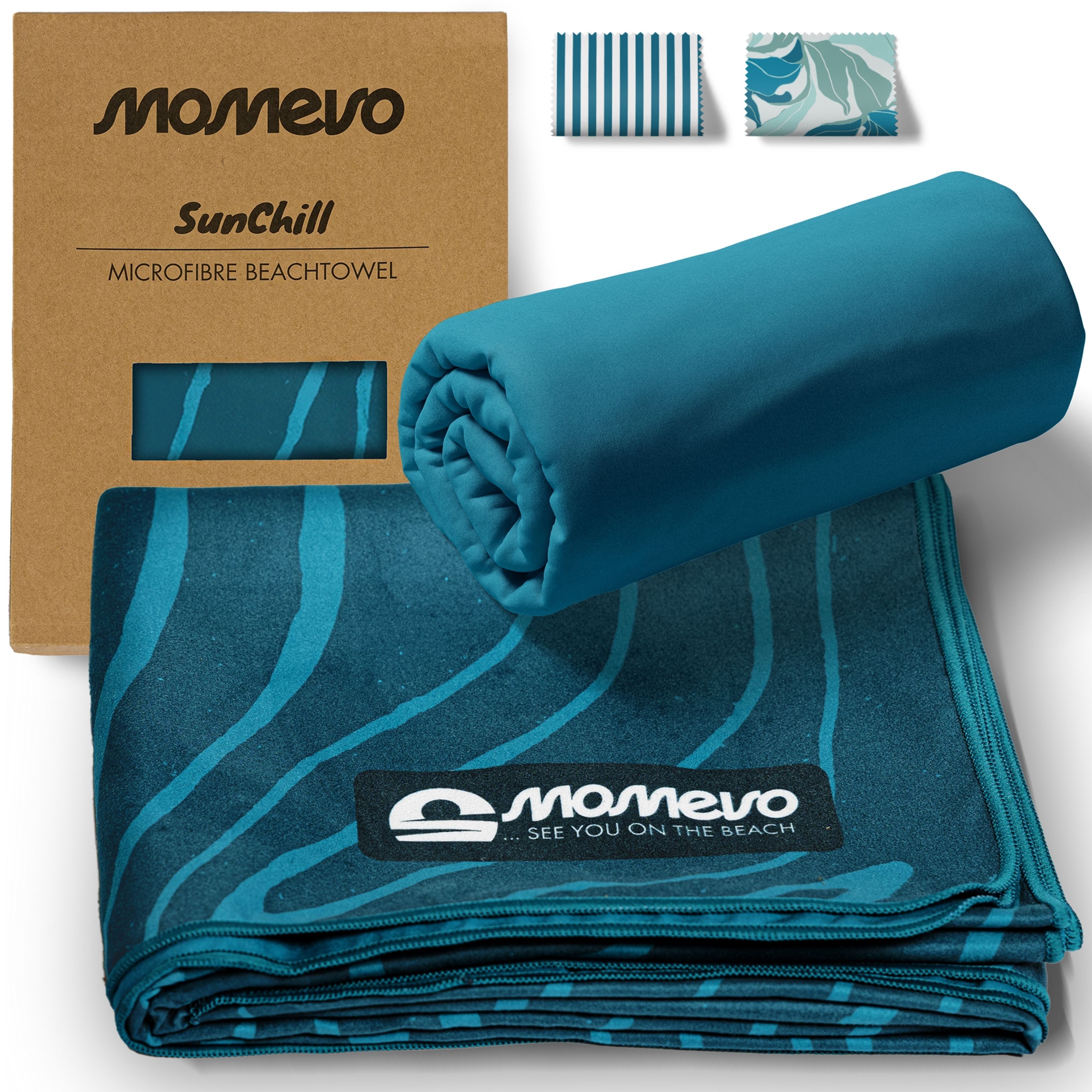 Momevo Handtuch Mikrofaser-Handtuch SunChill 80 × 160 cm für Reisen und Spo günstig online kaufen