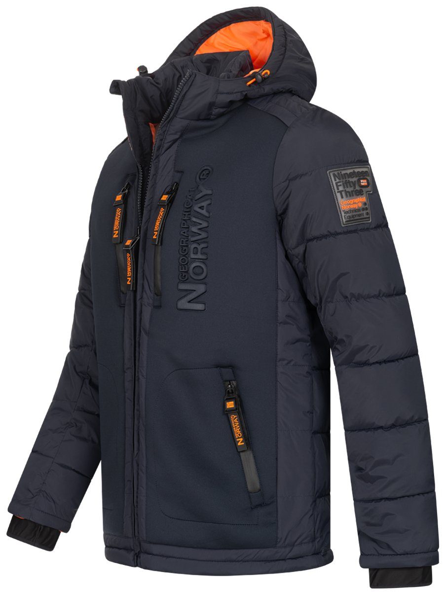 Geographical Norway Steppjacke Winter Jacke Parka Steppjacke Kapuzenjacke O günstig online kaufen