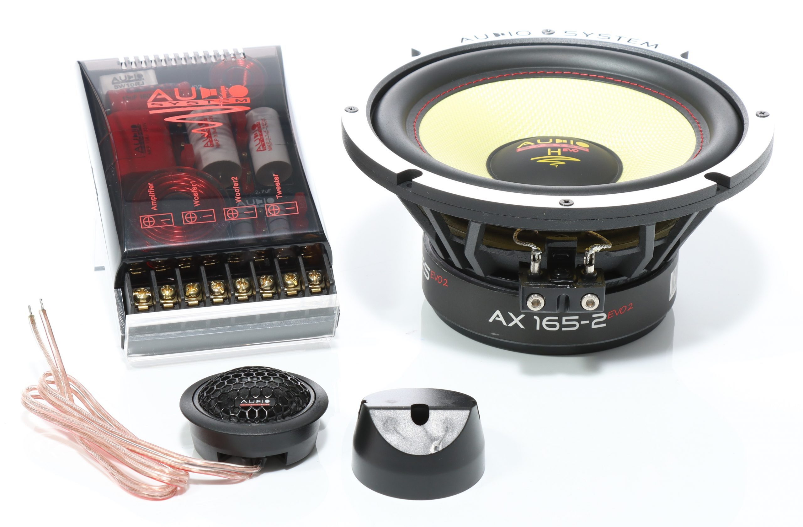 Audio System Audio System H 165 Evo 2 2-Wege Kompo Lautsprechersystem 16,5 cm Auto-Lautsprecher