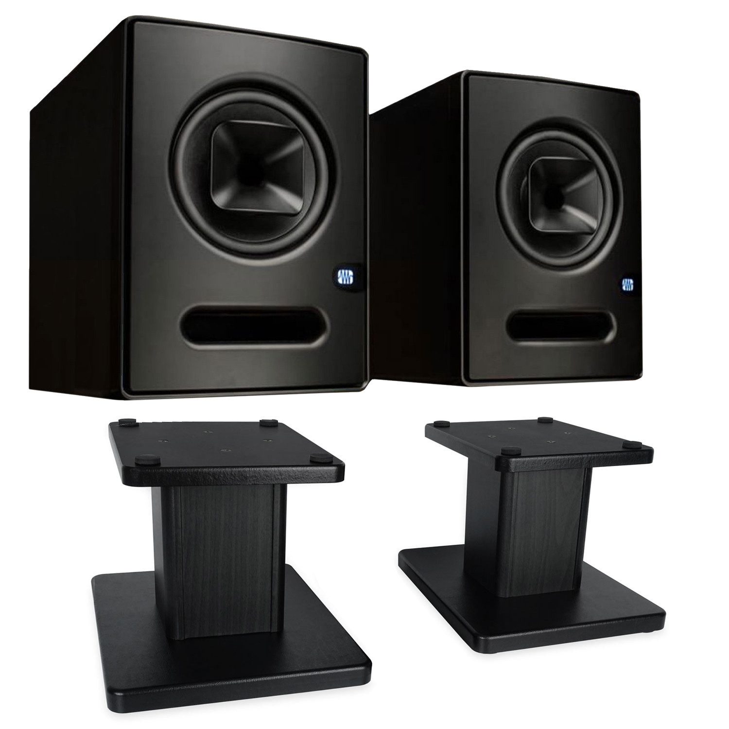 Presonus Studio-Monitor Sceptre S8 1 Paar mit Boxenständer Lautsprecher