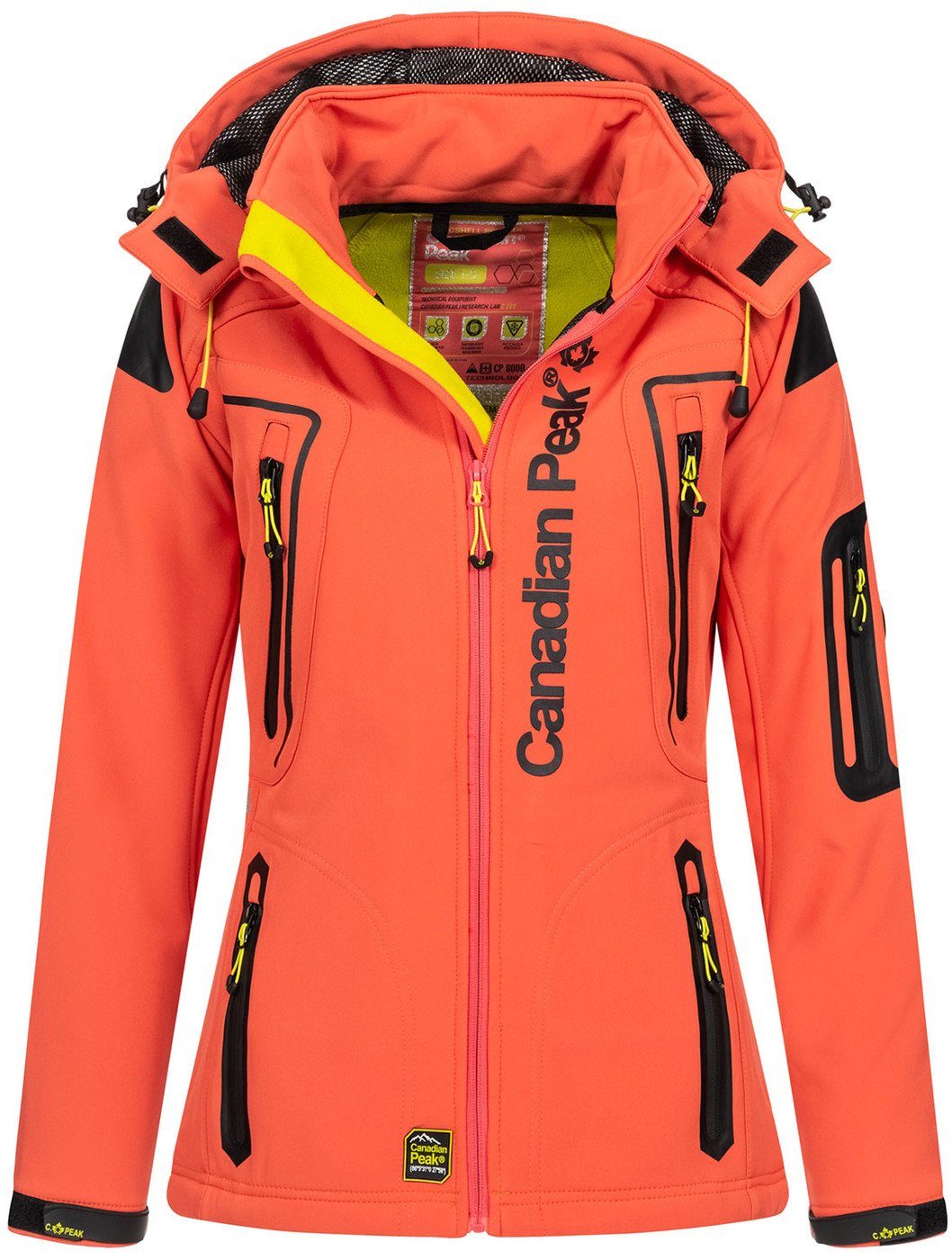 Canadian Peak Softshelljacke Canadian Peak Tatiana Damen Softshell Jacke wasserabweisend und wärmeisolierend