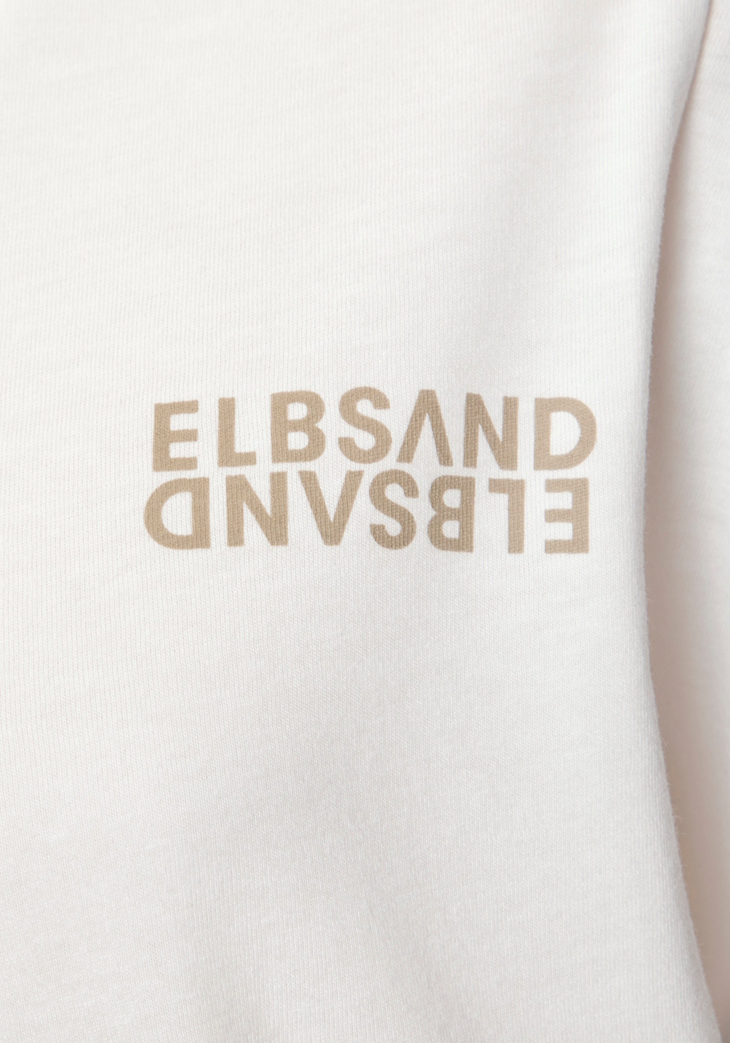 Elbsand V-Shirt Pajuk mit Logoprint, Kurzarmshirt, Basic