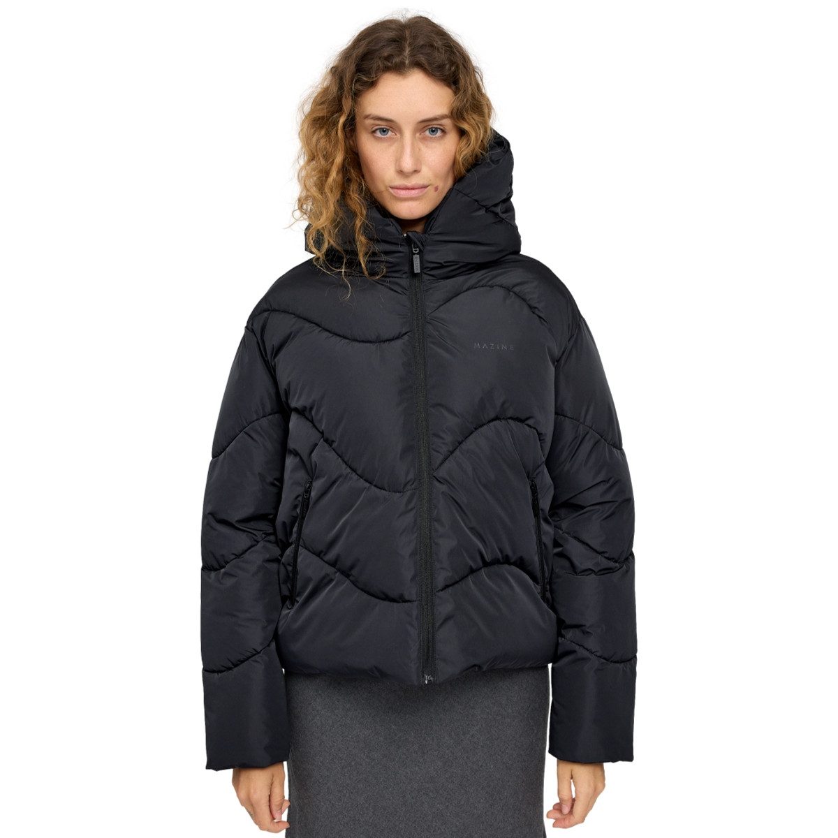 MAZINE Steppjacke Mazine Waves Quilt Short Puffer Jacket - Steppjacke günstig online kaufen