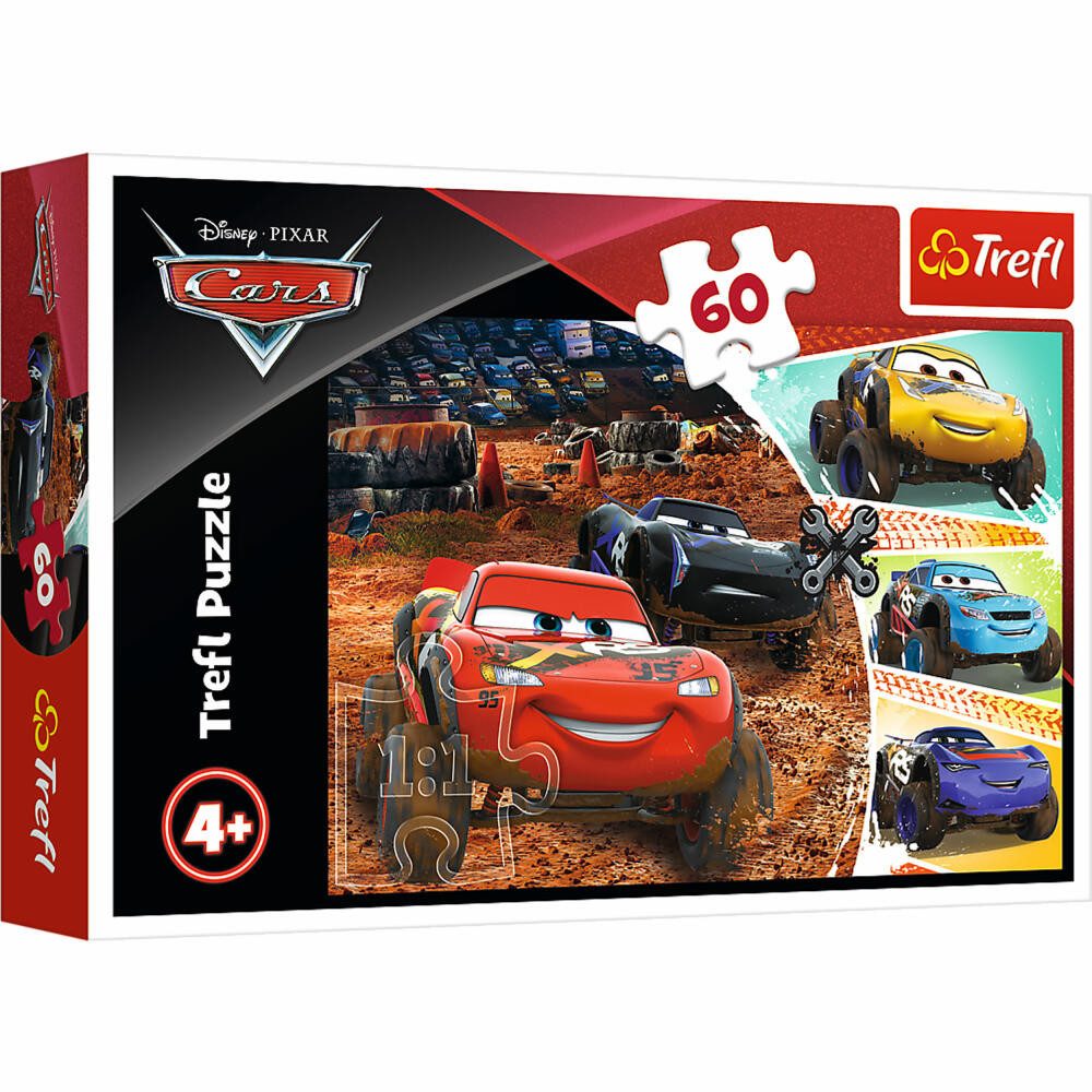 Trefl Puzzle Disney Cars 3, 60 Puzzleteile