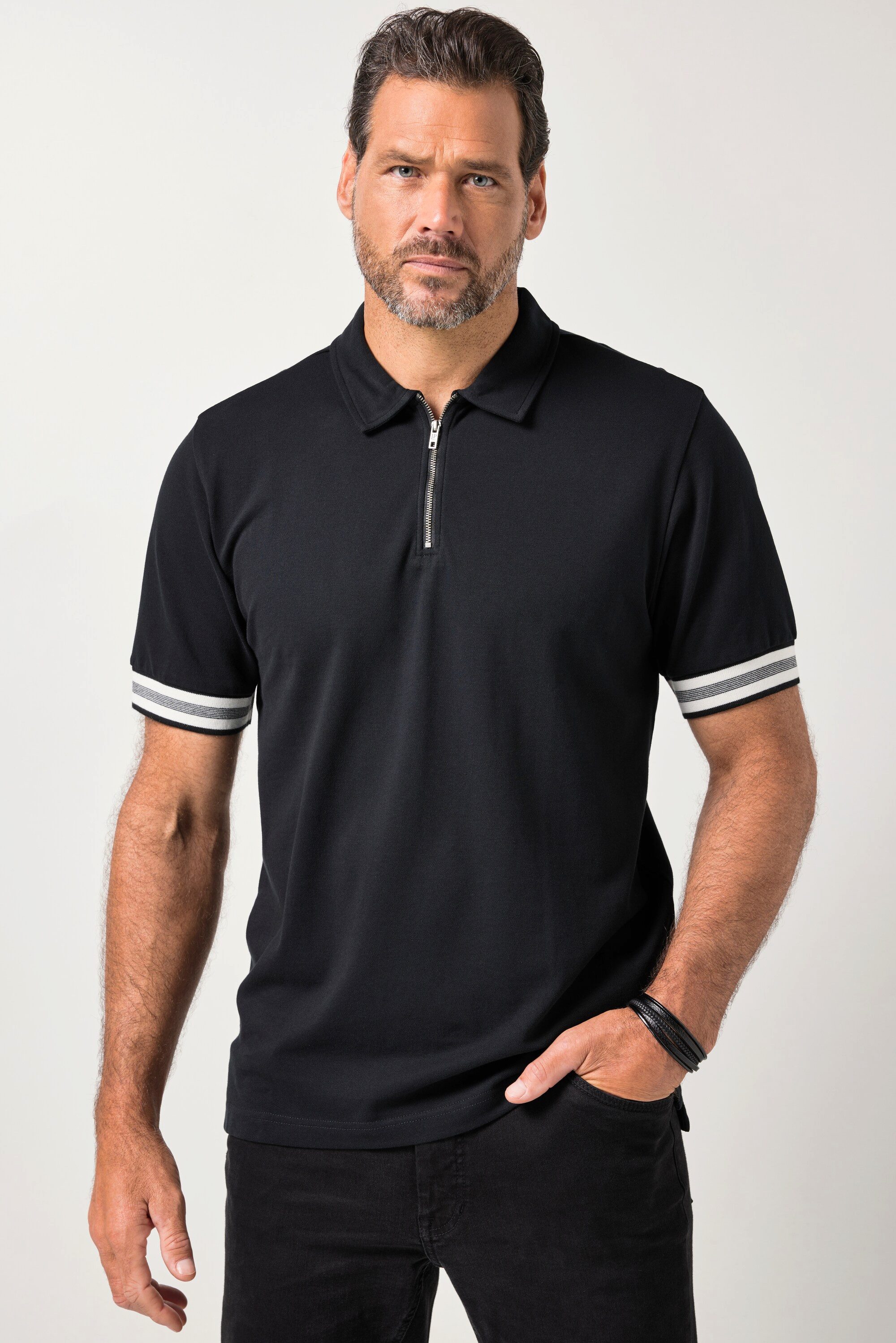 JP1880 Poloshirt Poloshirt FLEXNAMIC® Halbarm Zipper günstig online kaufen