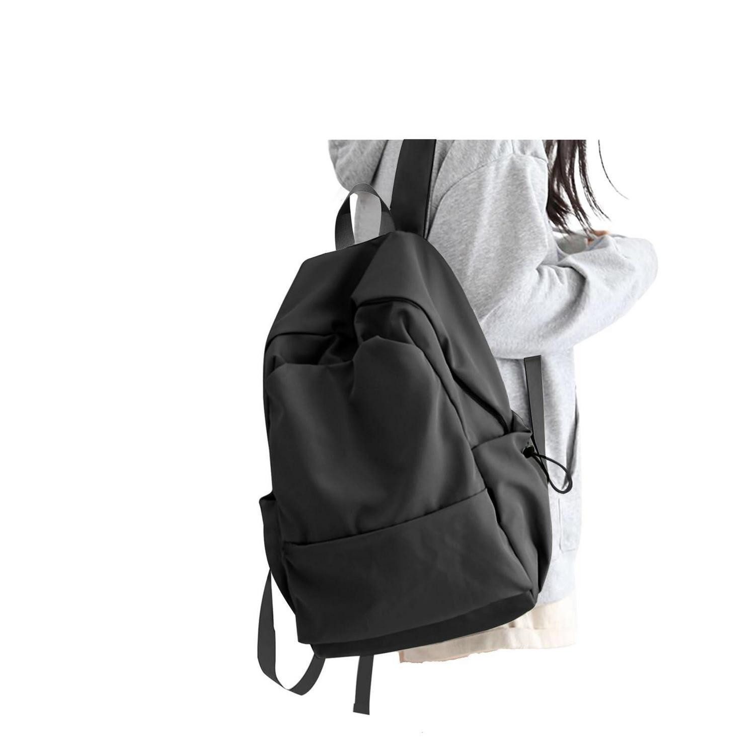 LuxusKollektion Schulrucksack Schulrucksack Teenager Mädchen Schwarz 24L