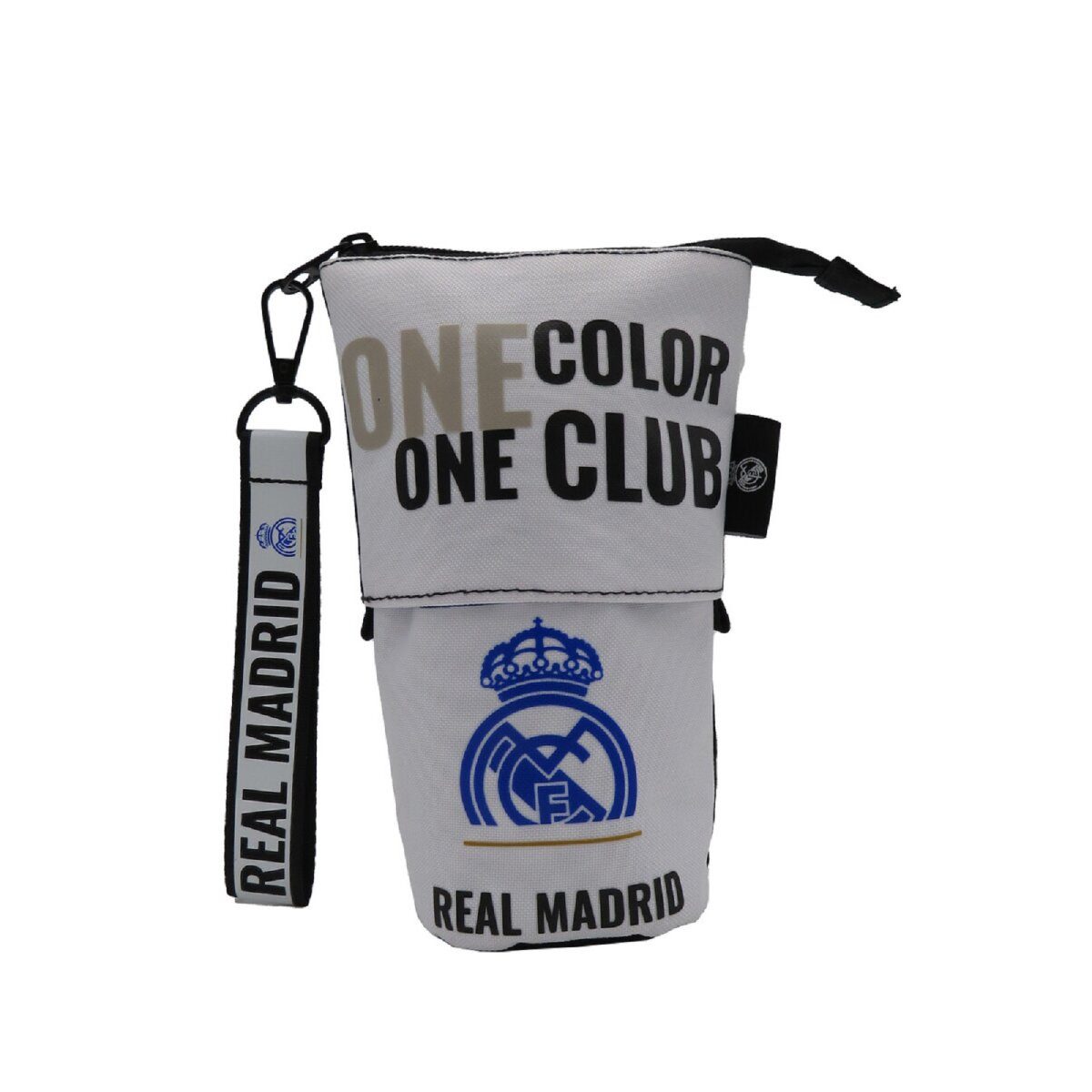 Real Madrid Federmäppchen Real Madrid Stand-Federmäppchen Etui und Stiftehalter in einem