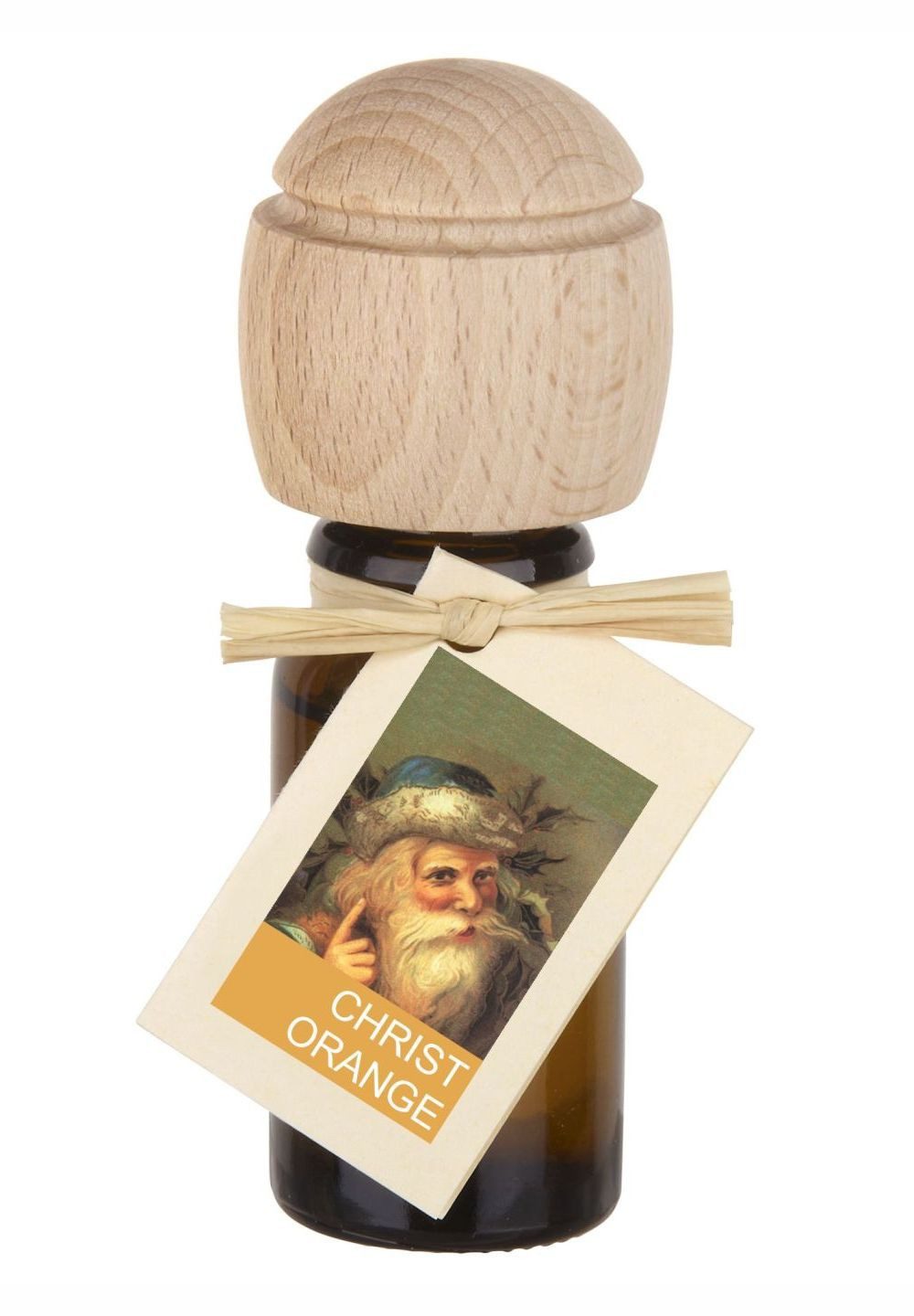 Traumduft-Manufaktur Duftöl Christ Orange (1-St), Piccolino Duftöl Raumduft mit Buchenholzkopf Naturöl 10 ml