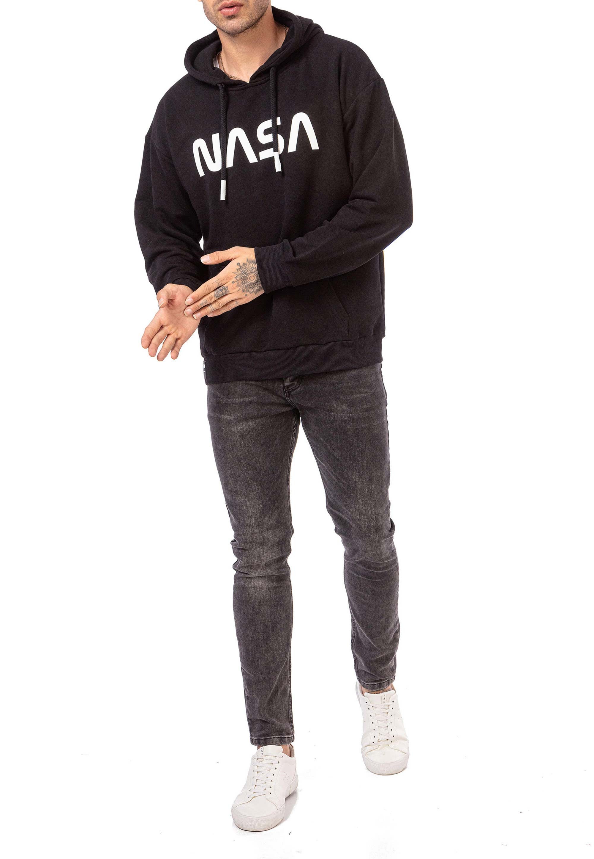RedBridge Hoodie Red Bridge Herren Kapuzenpullover Hoodie Nasa