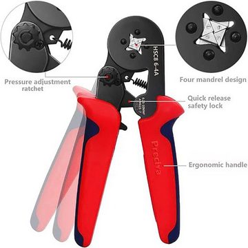 BlingBin Crimpzange Aderendhülsenzange Handcrimpzange Crimpwerkzeuge 0.25-10mm2