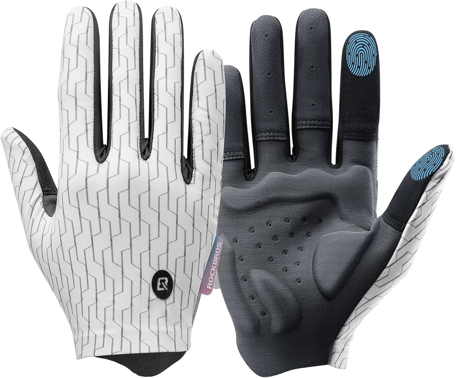 ROCKBROS Fahrradhandschuhe Unisex Sommer Fahrradhandschuhe mit Touchfunktion