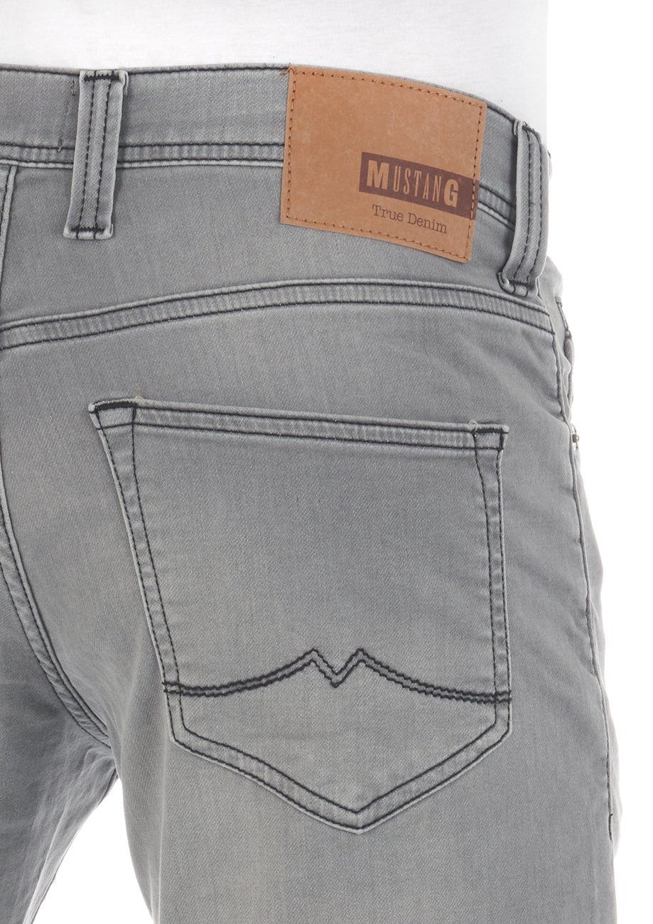 X Herren K Stretch Jeanshose MUSTANG Oregon Tapered Grey Hose Slim Real Denim Tapered-fit-Jeans (311) mit Light Fit Denim