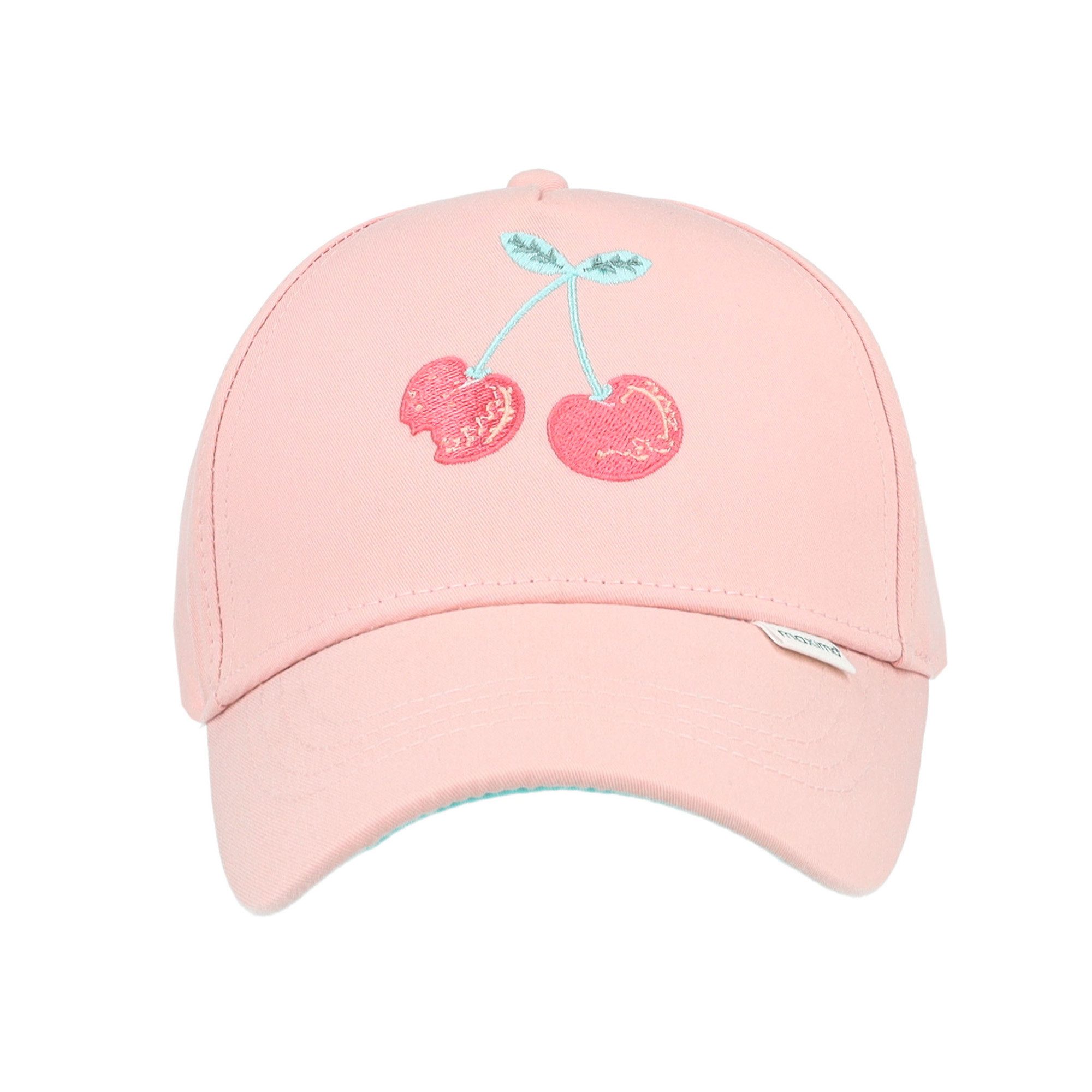 MAXIMO Baseball Cap KIDS GIRL-Cap, Kirschen Stickerei, Klettverschluß (1-St)