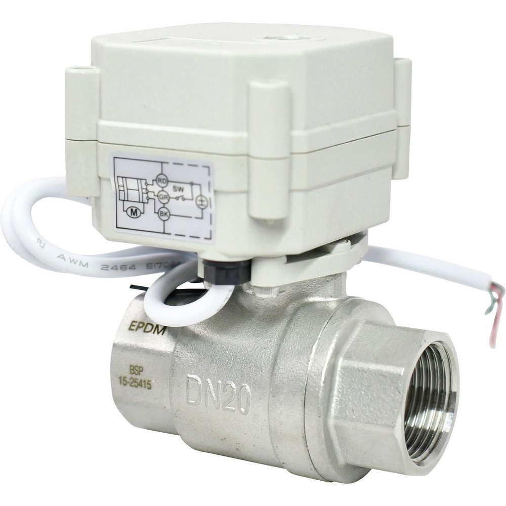TRU COMPONENTS Sensor TRU COMPONENTS TC-A20-T20-S2-C/9-24VDC Kugelhahn Bistabil 0 bis 10 b
