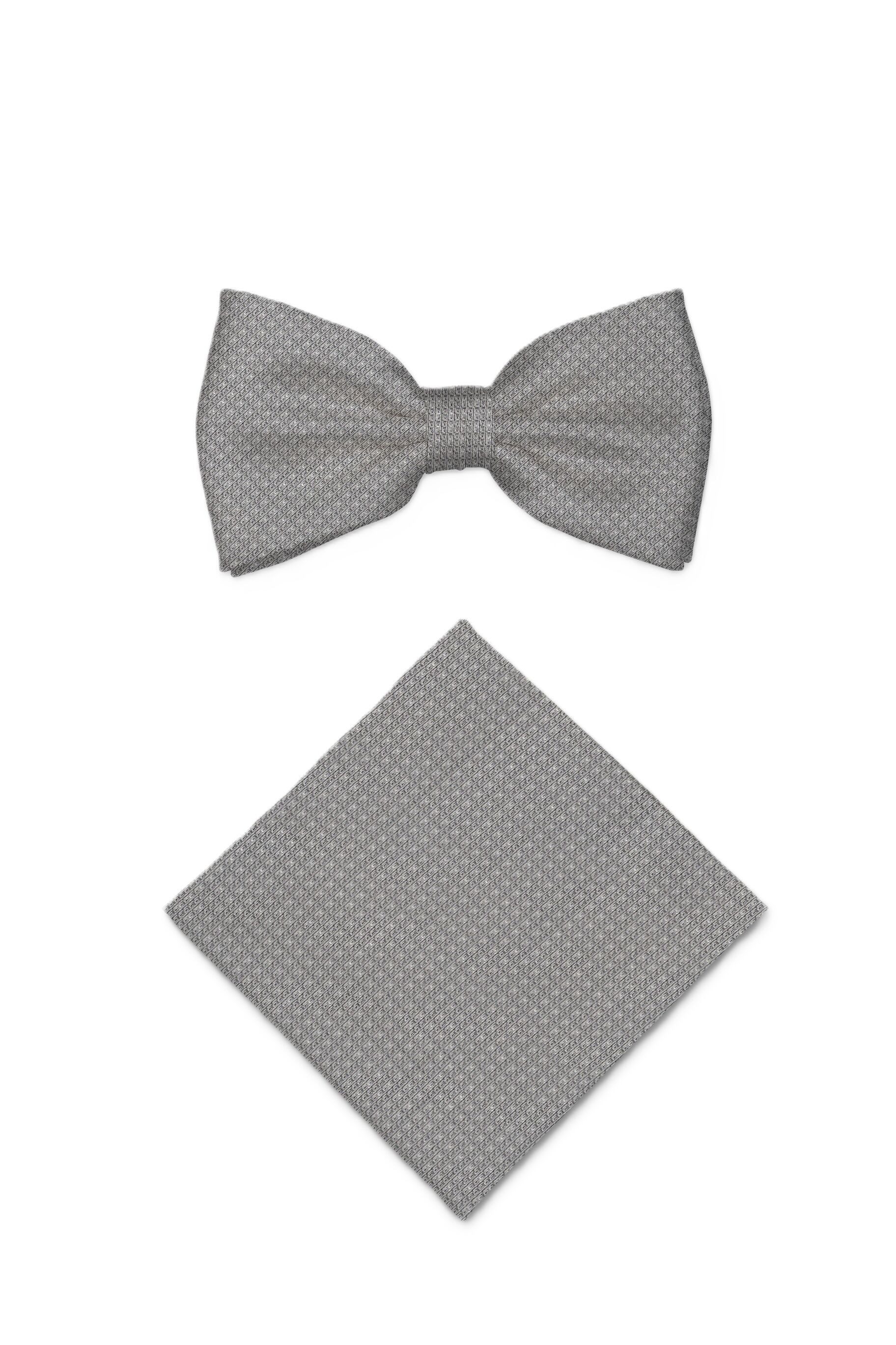 REAL GUYS by J.PLOENES Fliege (2-St) Set mit Einstecktuch aus Seide, mit tonigem Blumendesign