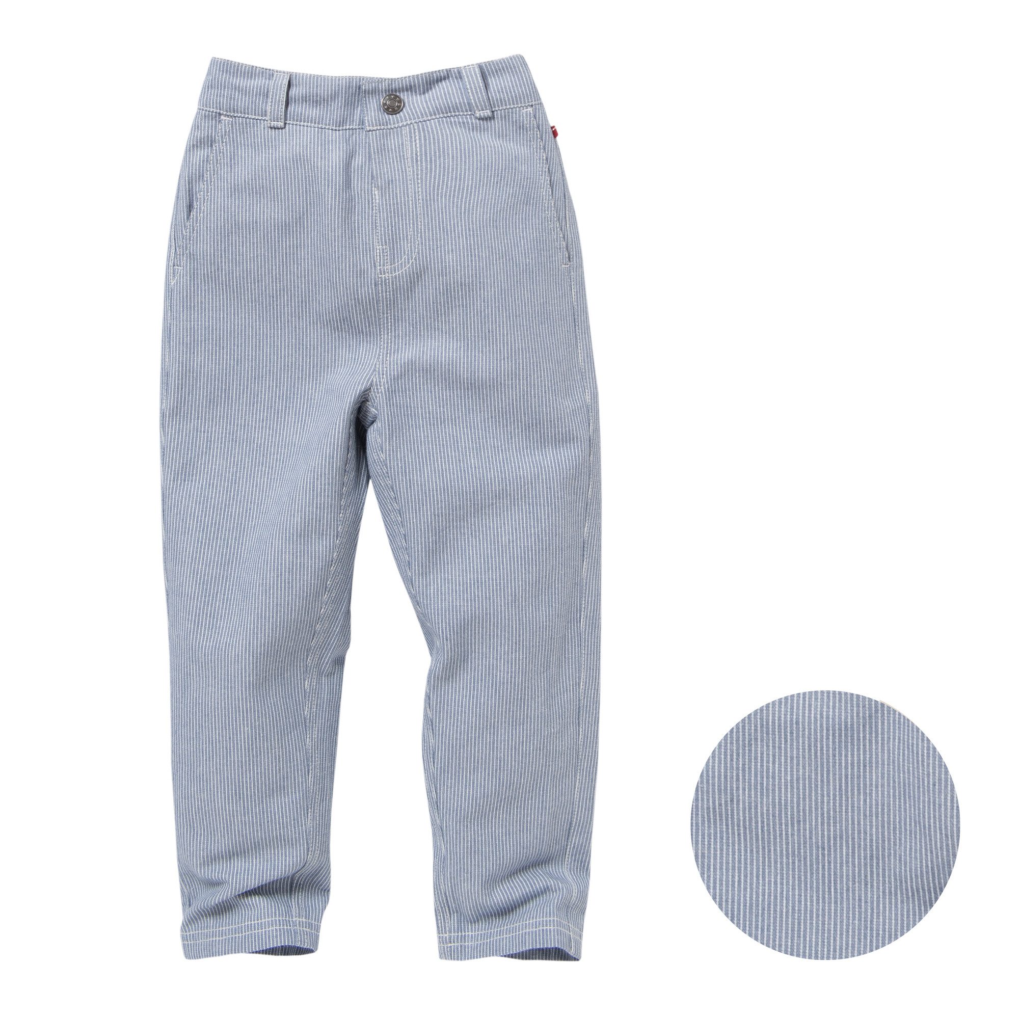 People Wear Organic Stoffhose mit Streifen, aus Bio-Baumwolle GOTS zertifiziert