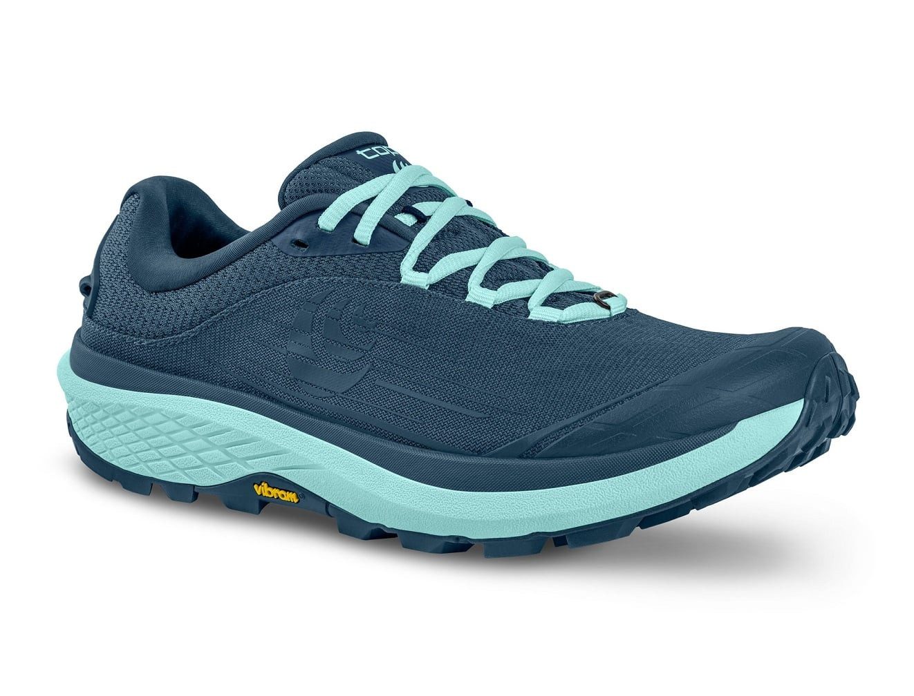 Topo Pursuit (Dämpfung, Langstrecke, breitere Zehenbox) navyblau Damen Laufschuh