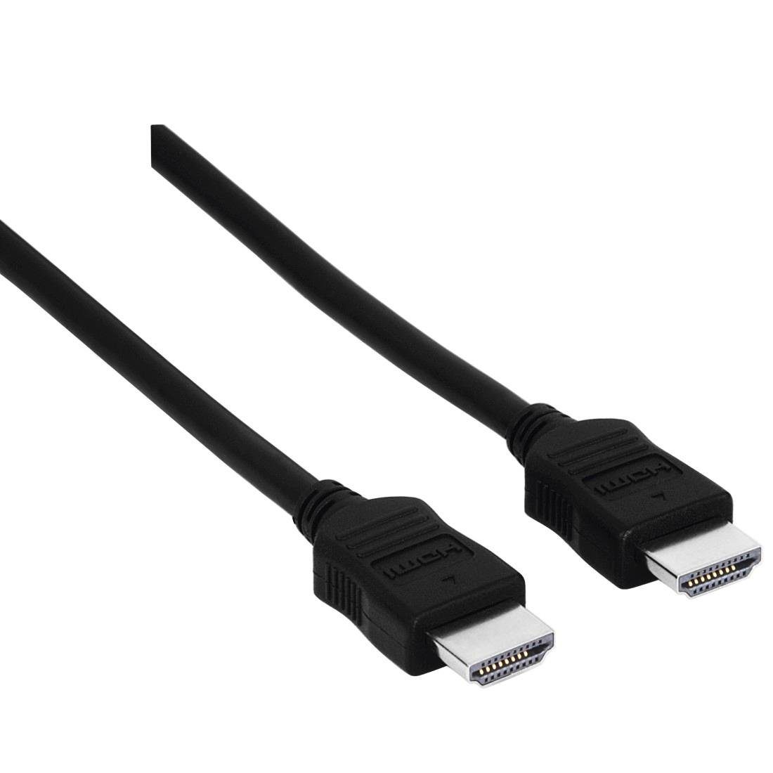 Hama High Speed HDMI™-Kabel, Stecker - Stecker, 10 m HDMI Anschlusskabel HDMI-Kabel, HDMI, (100 cm)