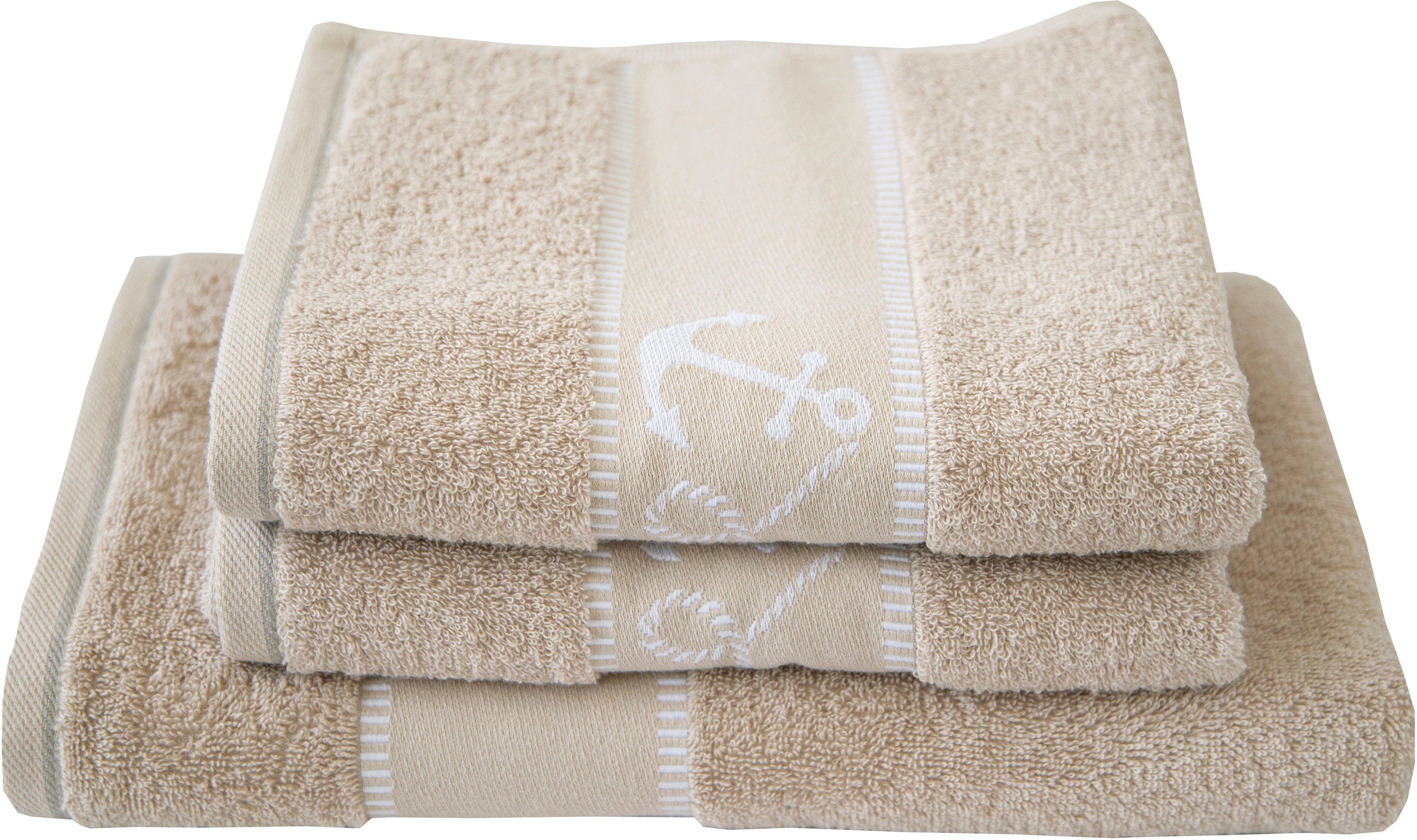 Dyckhoff Handtuch Maritim, Voyage, Frottier (1-St)