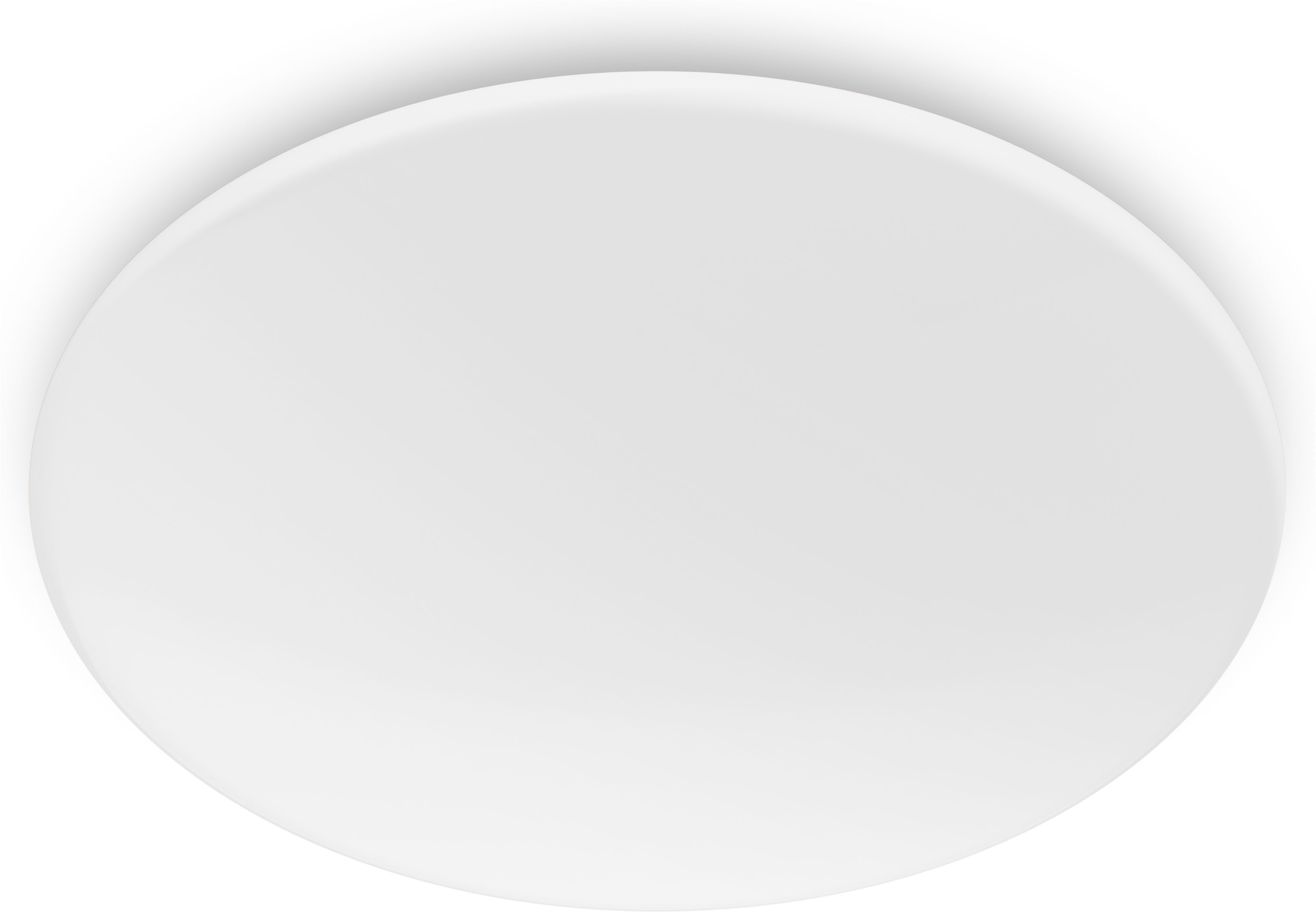 Philips LED Deckenleuchte Moire CL200 36W, 4000 Kelvin, 3800 Lumen, rund 49cm, weiss, LED fest integriert, Neutralweiß