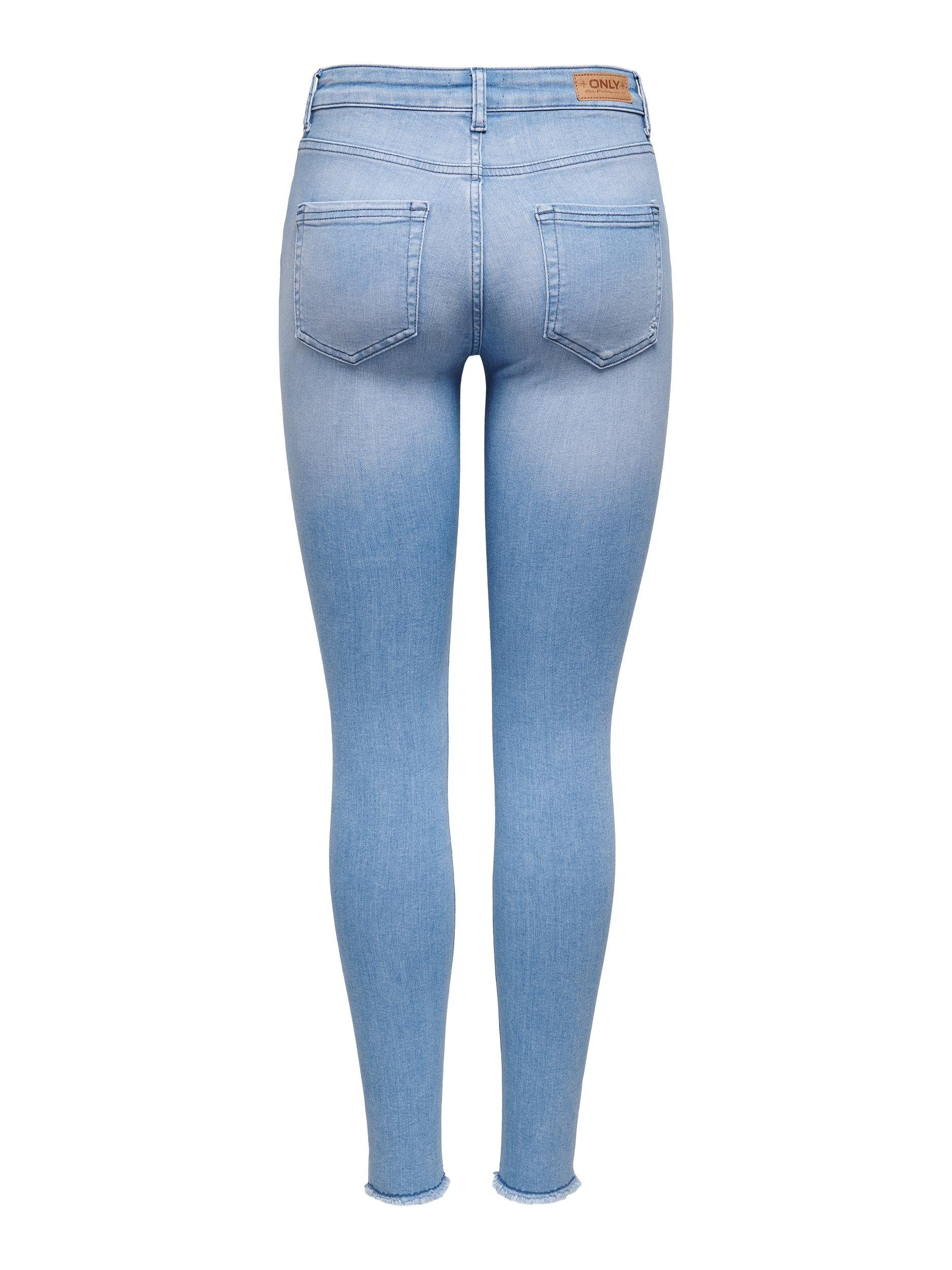 ONLY Skinny-fit-Jeans Damen Jeans Hose ONLBLUSH MID SK AK R REA4347 günstig online kaufen