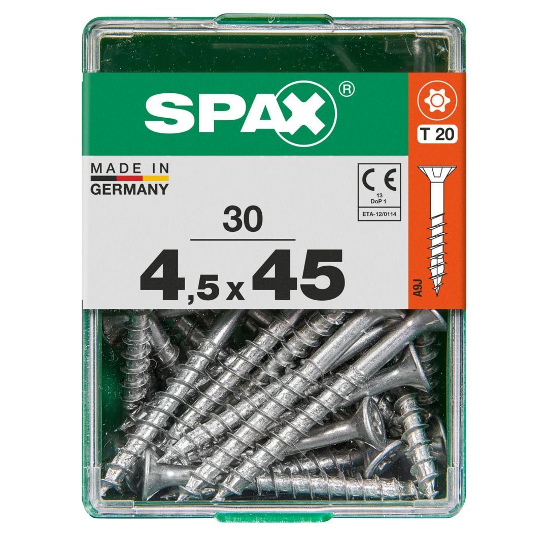 SPAX Holzbauschraube Spax Universalschrauben 4.5 x 45 mm TX 20 - 30 | Schrauben