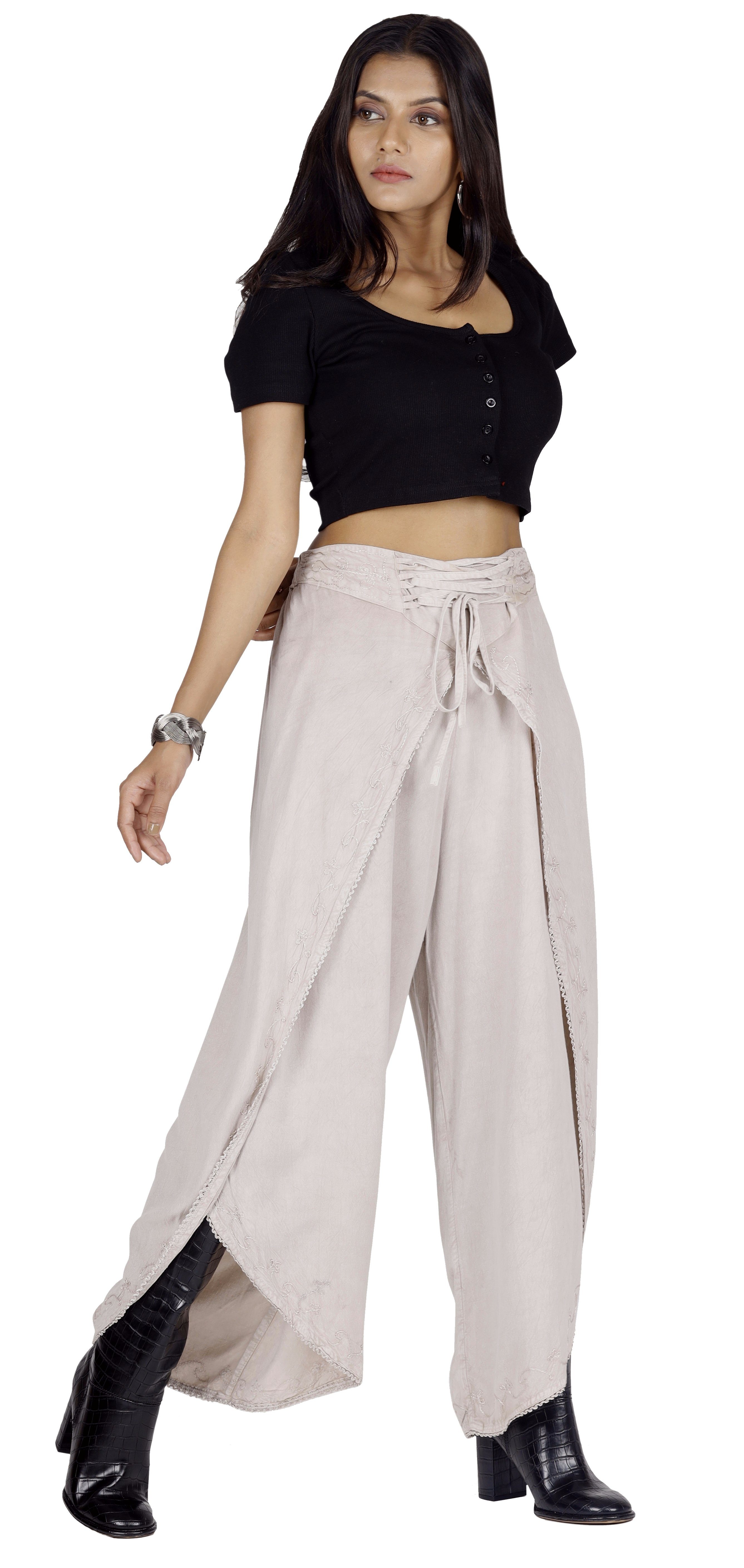 Guru-Shop Relaxhose Palazzohose, Boho Hosenrock, Orienthose,.. günstig online kaufen