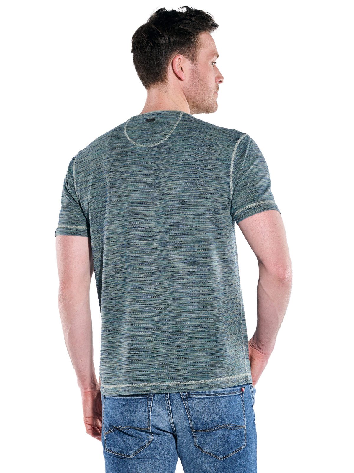 Engbers T-Shirt Herren T-Shirt meliert, Gruen