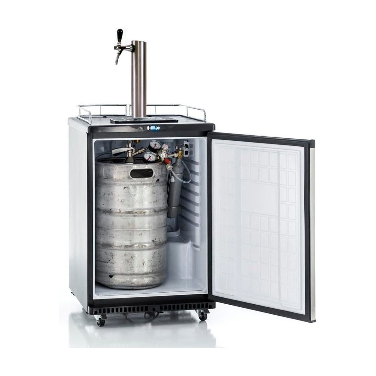 GGV Handelsgesellschaft mbH & Co. KG Bierzapfanlage Bierzapfanlage - Fassbierkühlschrank bis zu 50L Fässer (Bierbar)