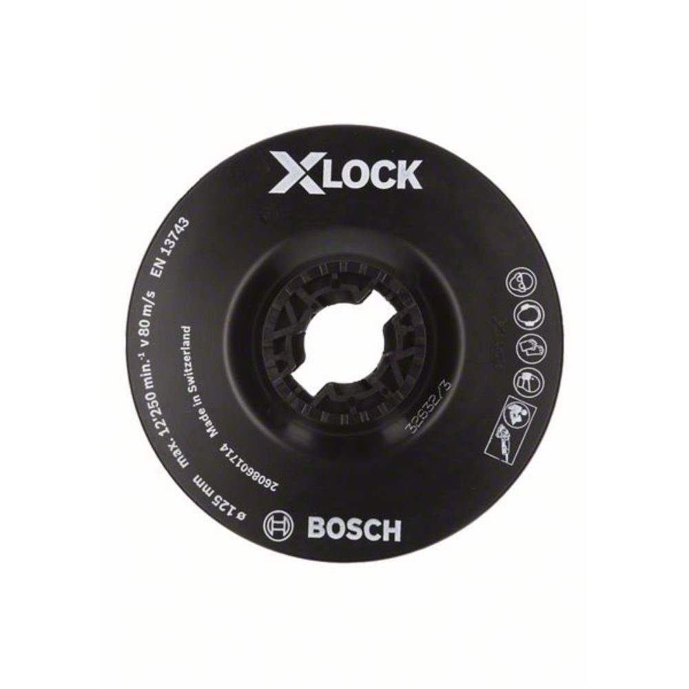 BOSCH Winkelschleifer Ø 125 mm X-LOCK Stützteller weich