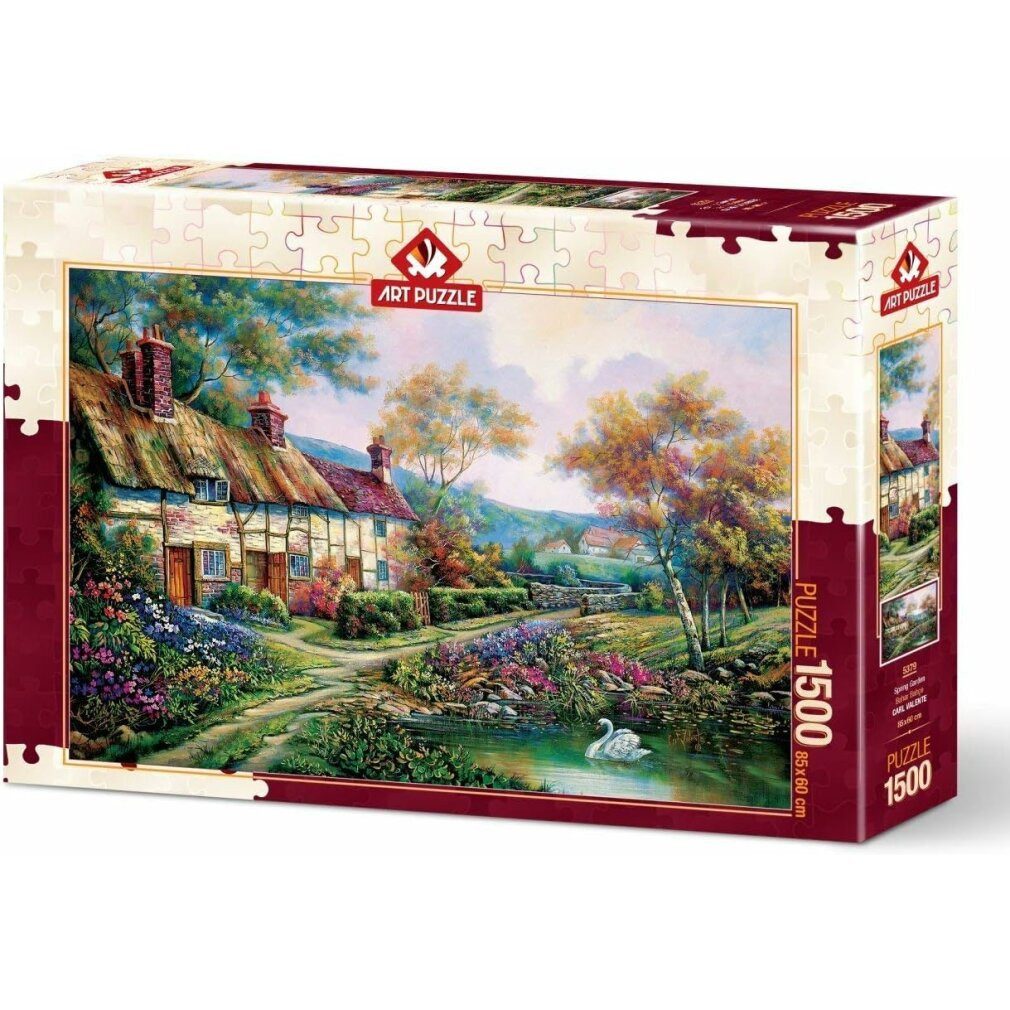 ART PUZZLE Puzzle Puzzle Frühlingsgarten 1500 Teile, Puzzleteile