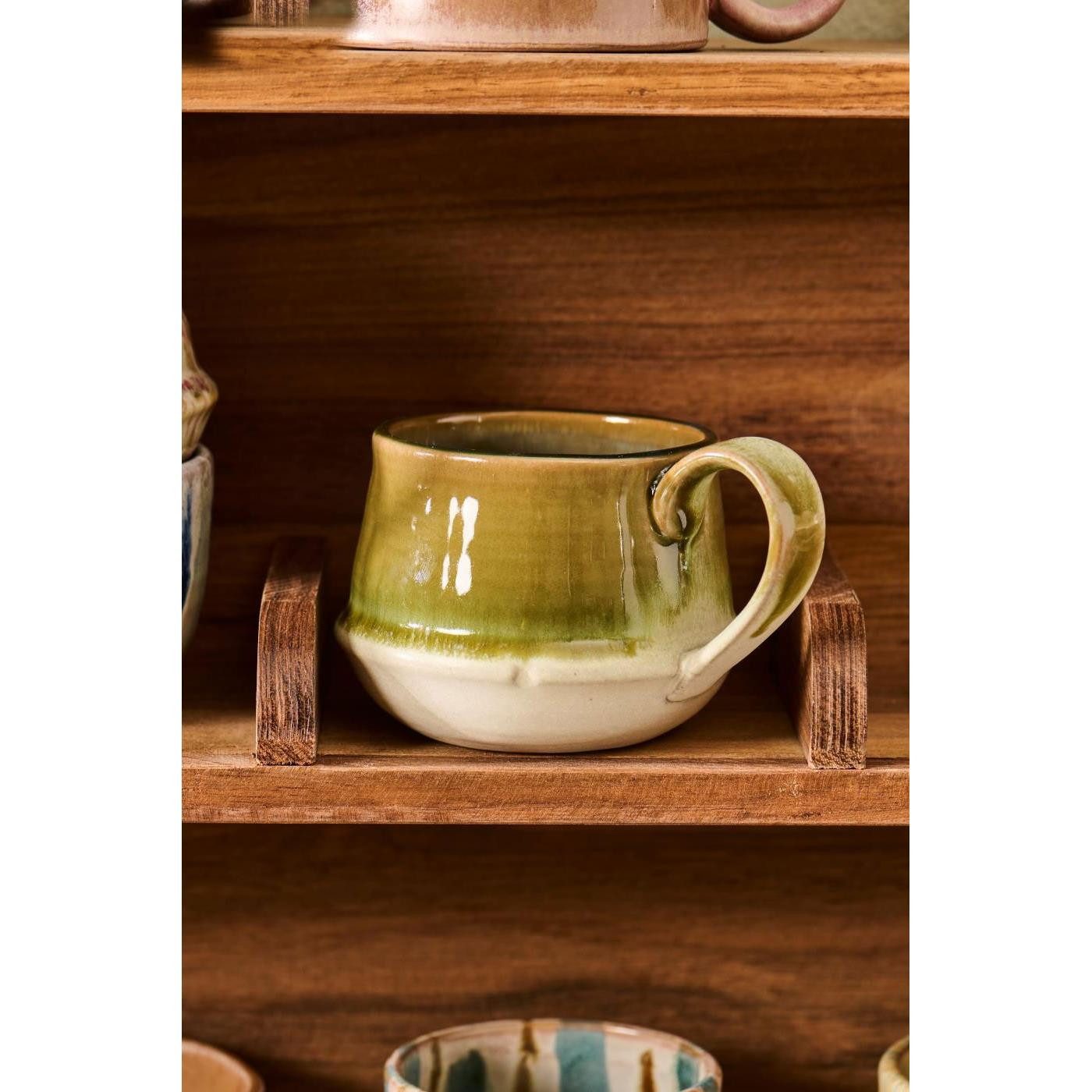 Ib Laursen Tasse Ib Laursen Tasse mit Henkel Kalmar Moosgrün