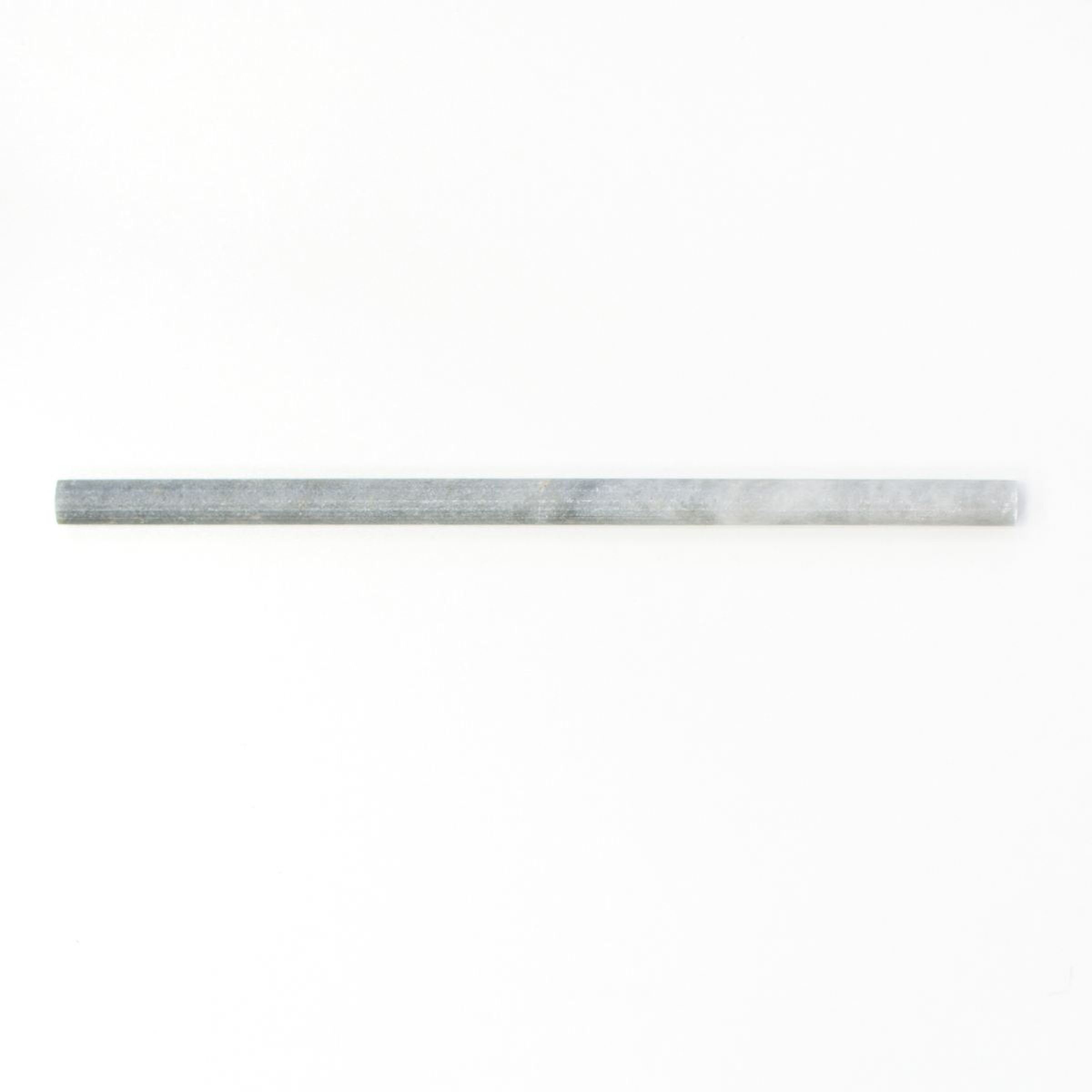 Mosani Fliesen-Bordüre Profil Marmormosaik Borde hellgrau matt / 10 Stück