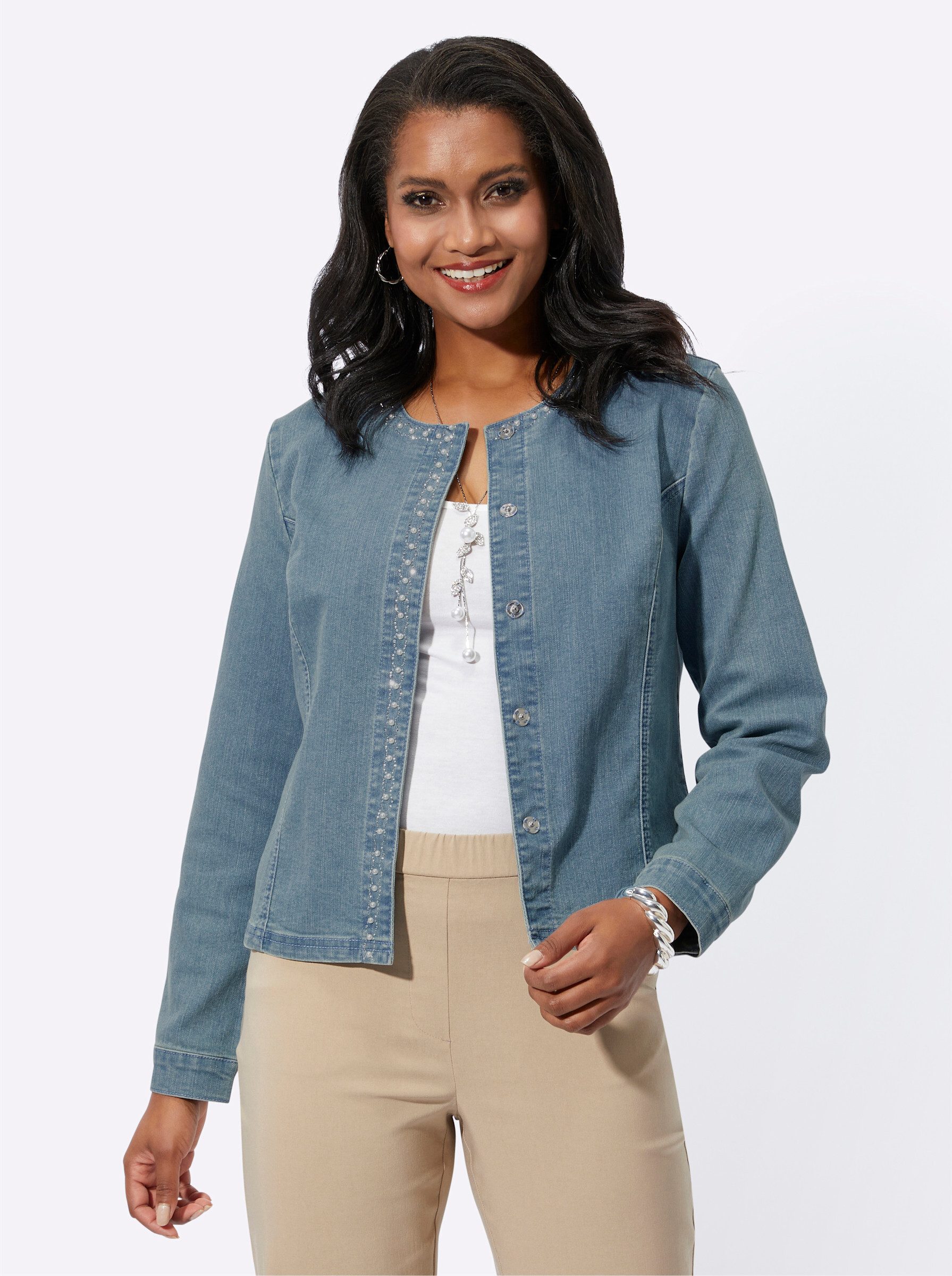 Witt Blusenblazer Jeansblazer günstig online kaufen