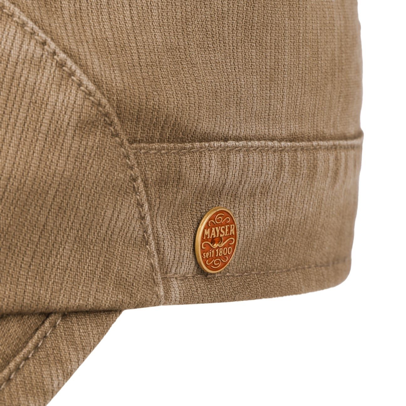 Mayser Baseball Cap (1-St) Cap Metallschnalle, Made in the EU
