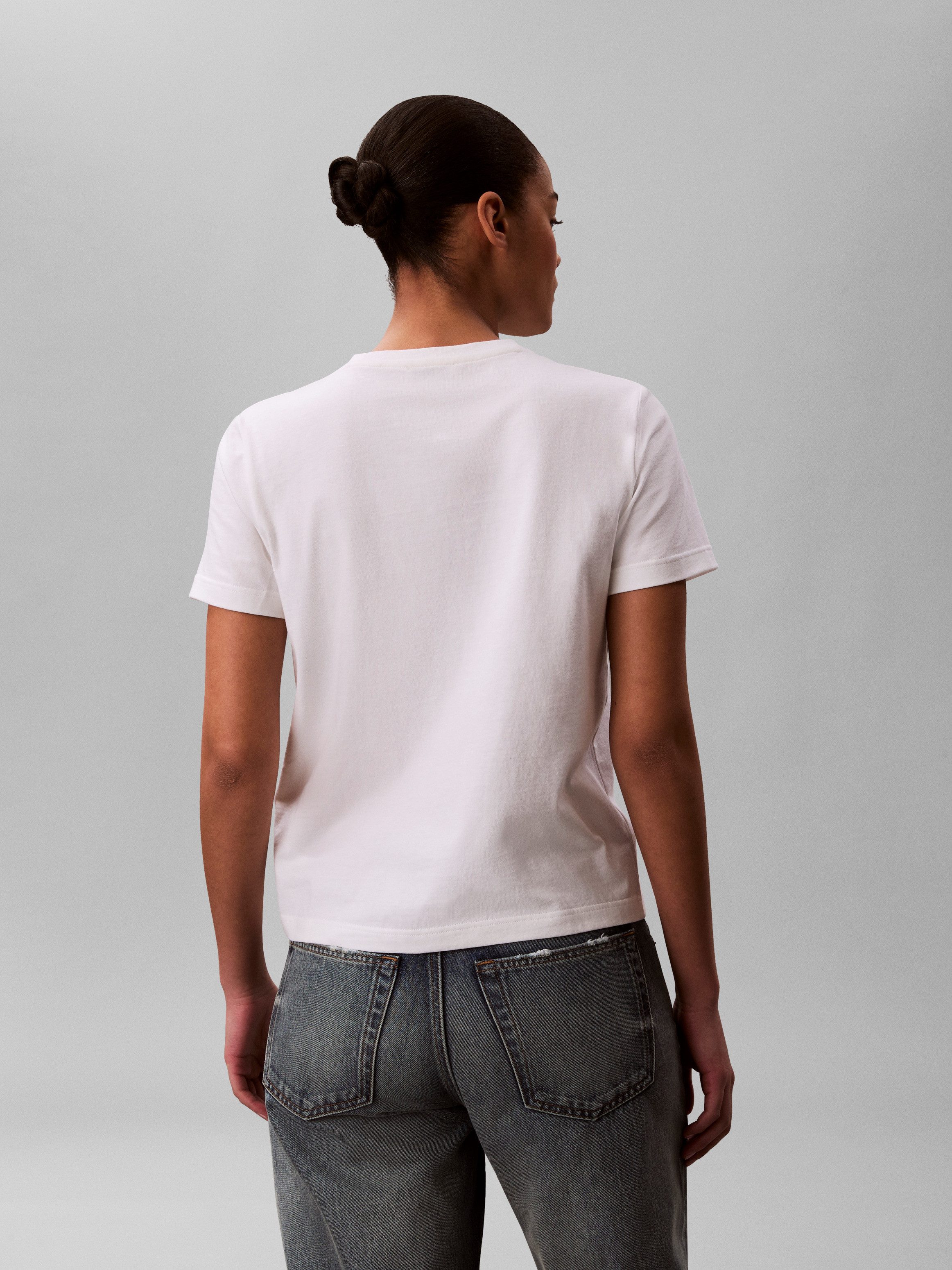 Calvin Klein Jeans T-Shirt Regular fit mit Rundhalsausschnitt – Bild 4 von 5