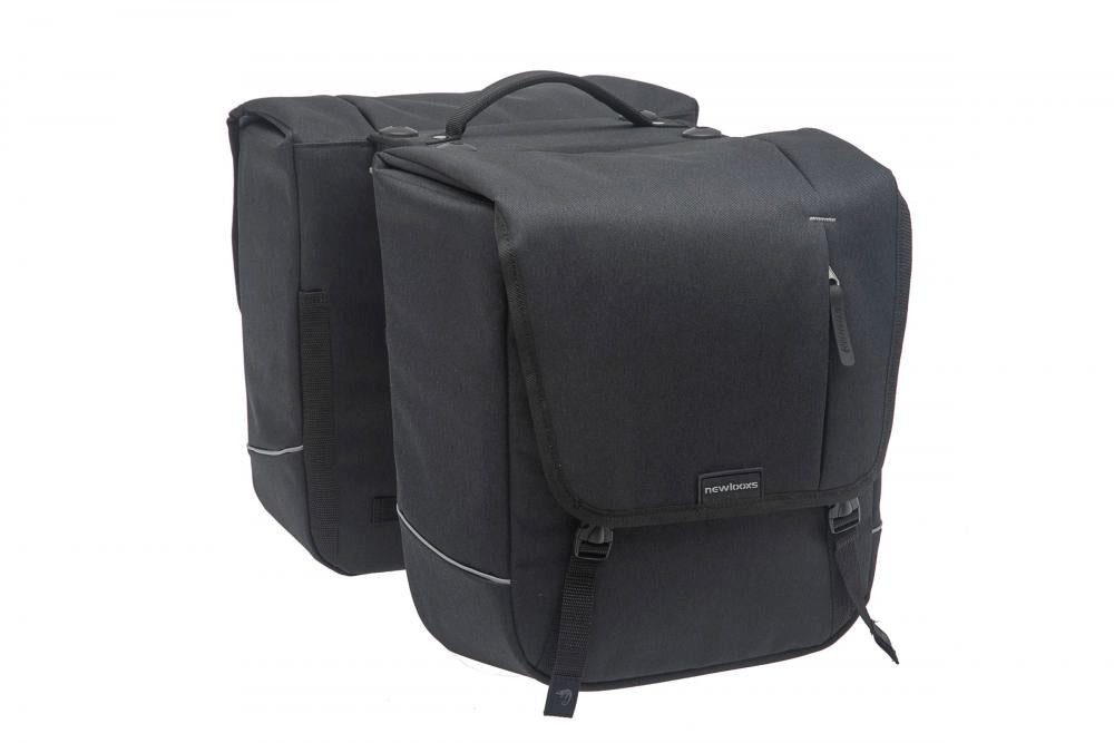 newlooxs Fahrradtasche New Looxs Doppeltasche Nova Double schwarz 35x35x15 cm 32l