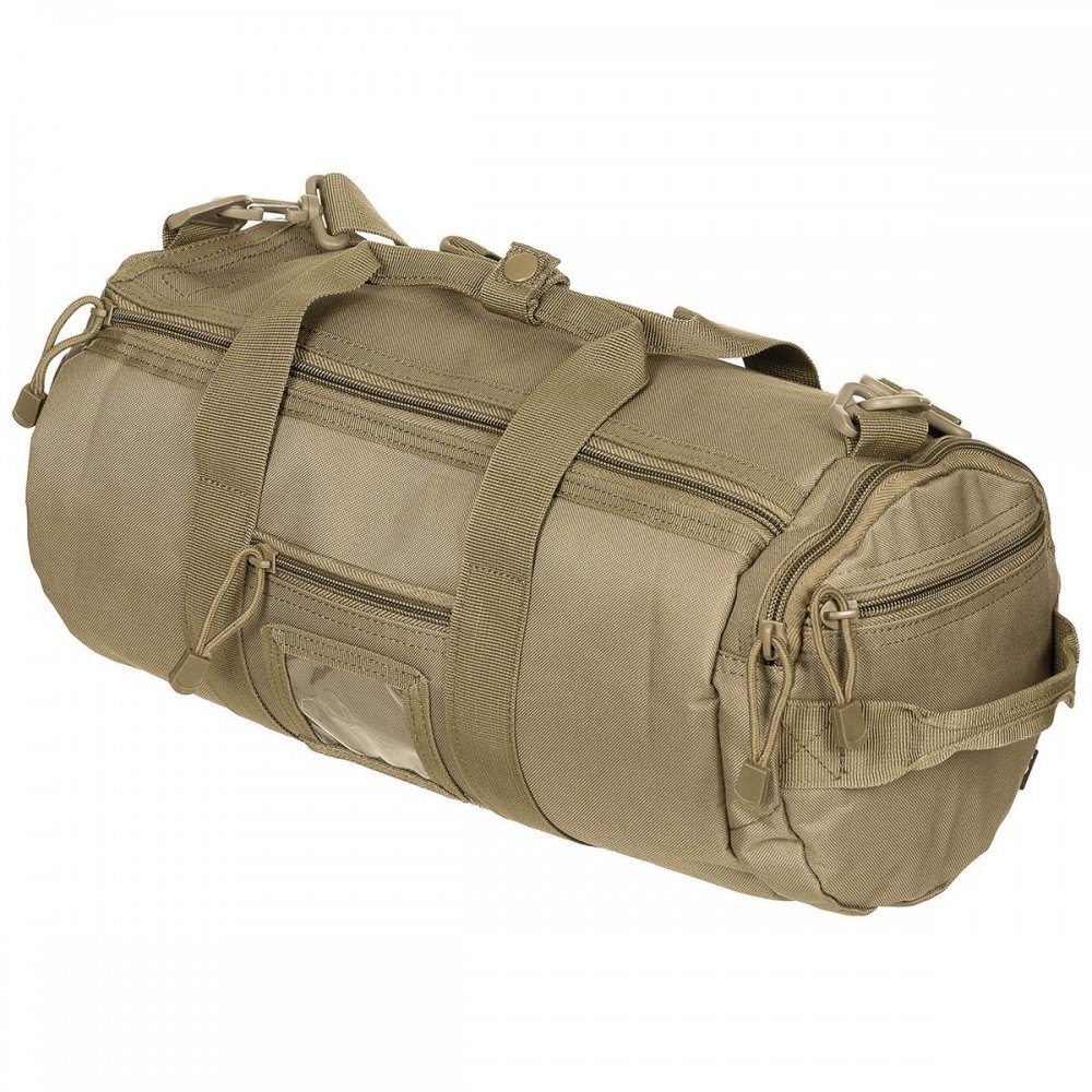 MFH Schultertasche Einsatztasche, rund, "MOLLE", coyote günstig online kaufen