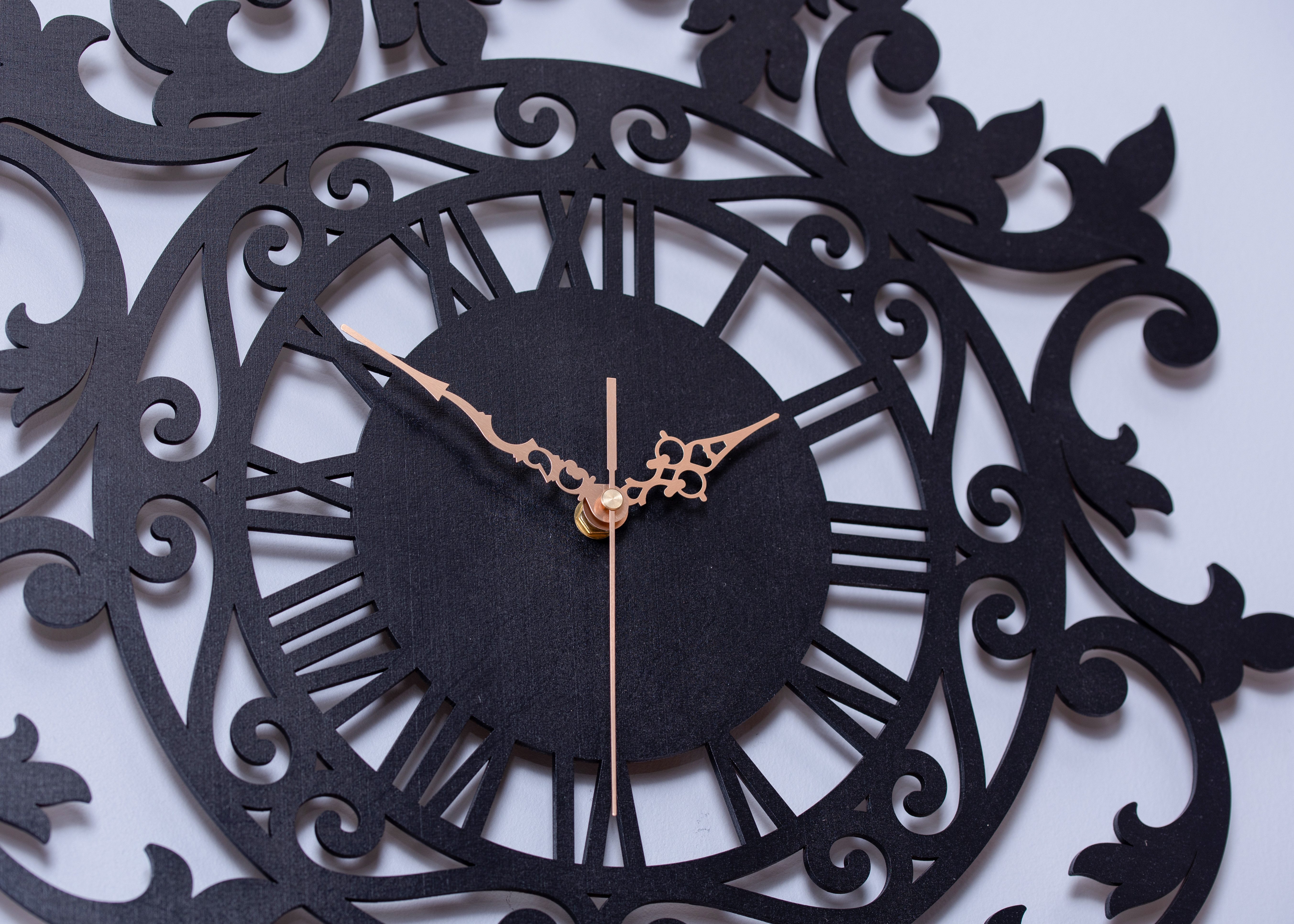 ORNAMENTI Wanduhr Grosse, vintage, retro, hingucker Wanduhr, weiss, schwarz günstig online kaufen