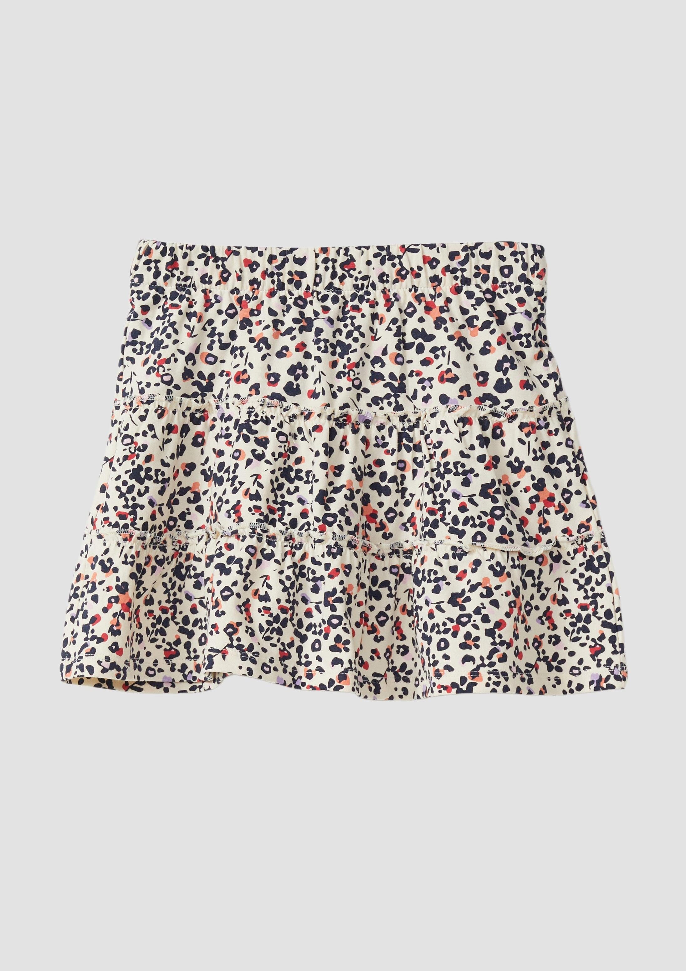 s.Oliver Minirock Rock Kurzer Stufenrock mit integrierter Shorts